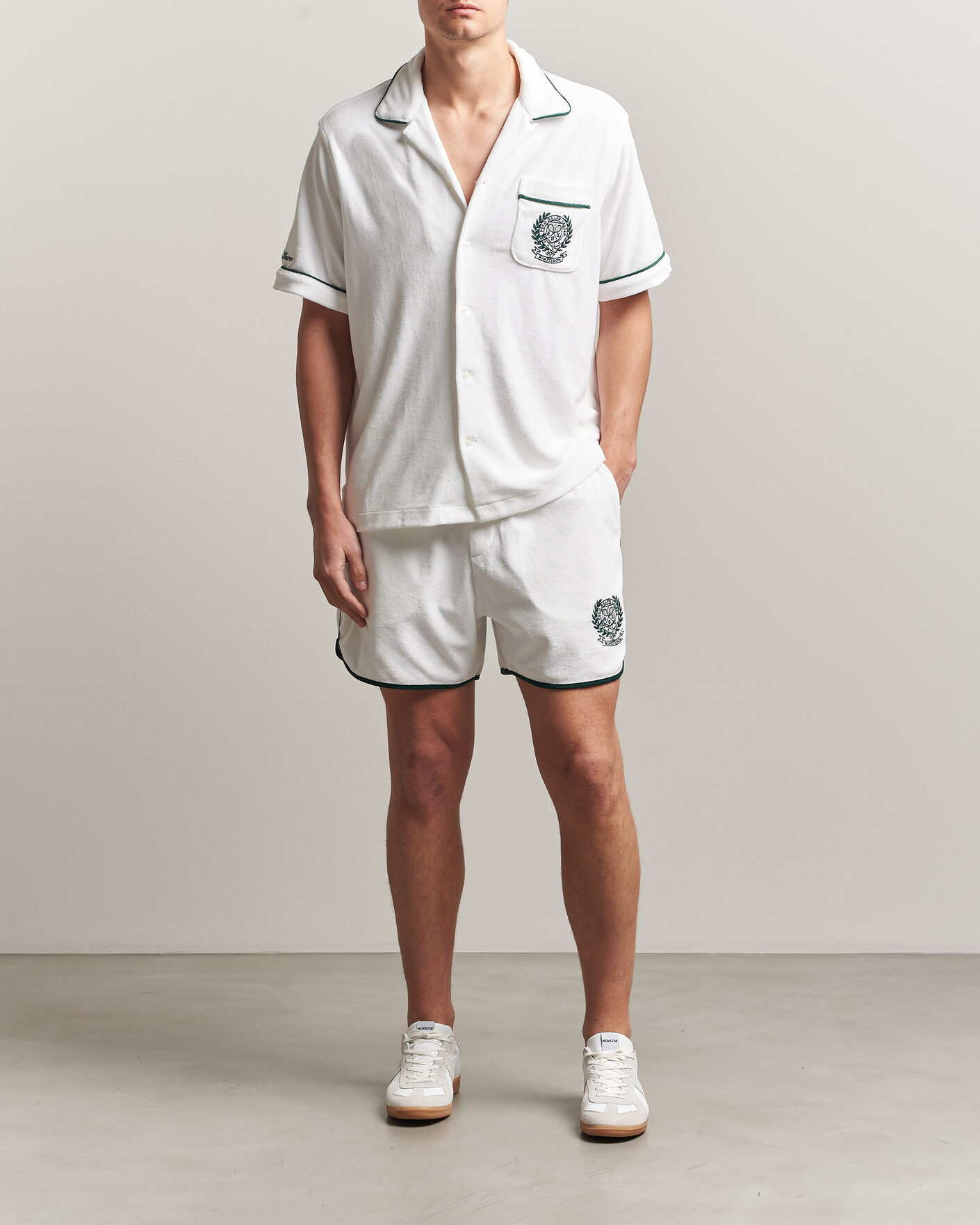 Uomini | Camicie | Polo Ralph Lauren | Terry Short Sleeve Shirt White