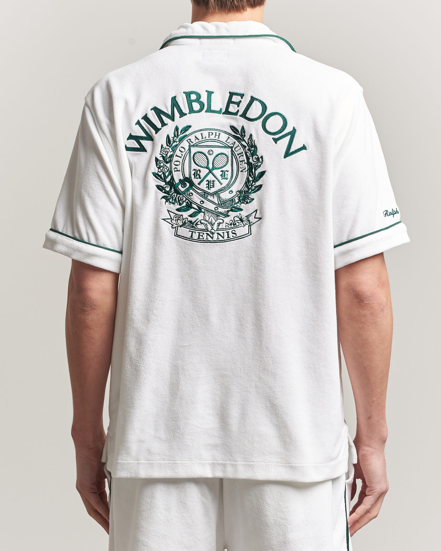Uomini | Camicie | Polo Ralph Lauren | Terry Short Sleeve Shirt White