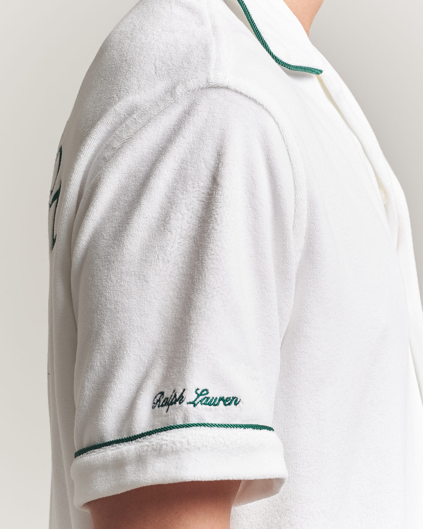 Uomini | Camicie | Polo Ralph Lauren | Terry Short Sleeve Shirt White