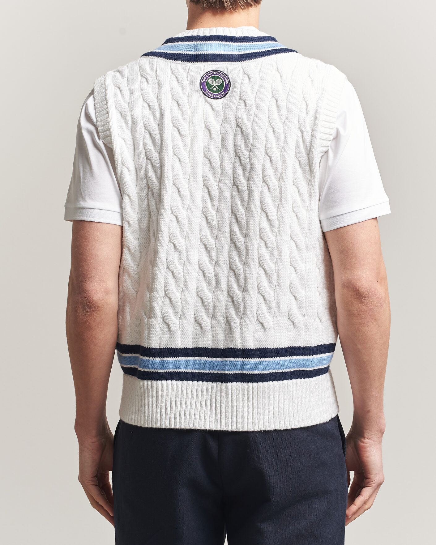 Uomini | Maglieria | Polo Ralph Lauren | Cotton Cable Vest Cream Combo