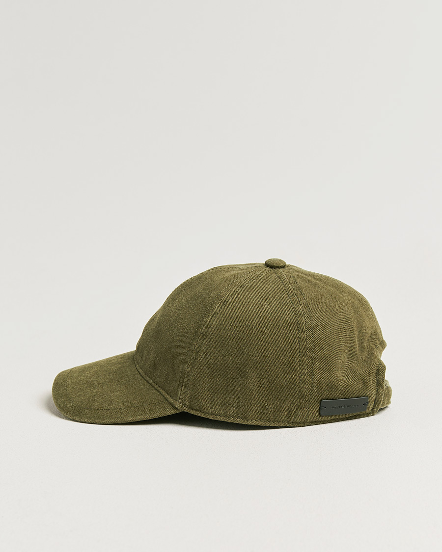 Uomini | Cappelli & Berretti | Tiger of Sweden | Hent Washed Cap Kalamata Green