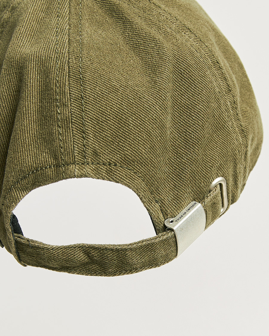 Uomini | Cappelli & Berretti | Tiger of Sweden | Hent Washed Cap Kalamata Green
