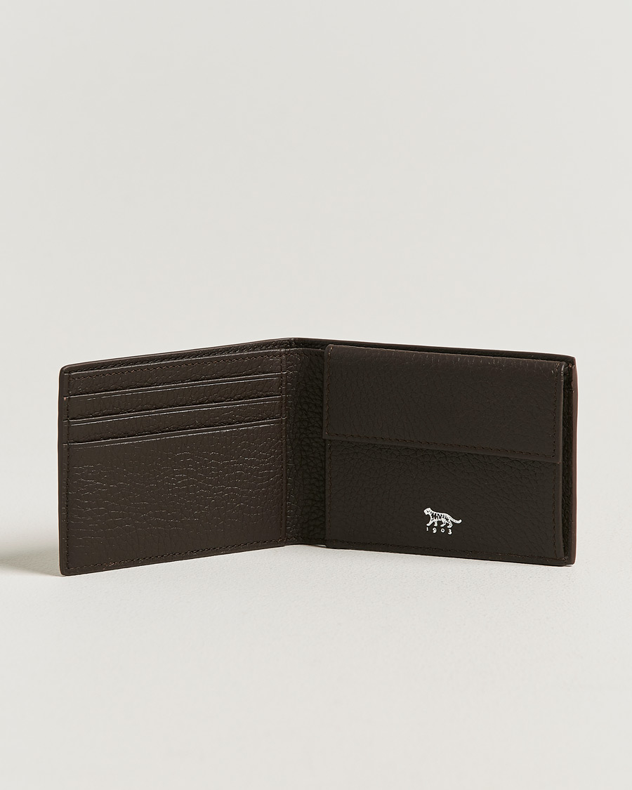 Uomini | Portafogli | Tiger of Sweden | Wivallius Leather Wallet Dark Brown