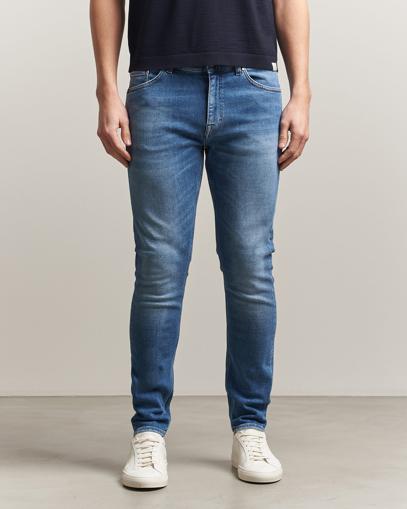 Uomini | Pantaloni | Tiger of Sweden | Evolve Jeans Medium Blue