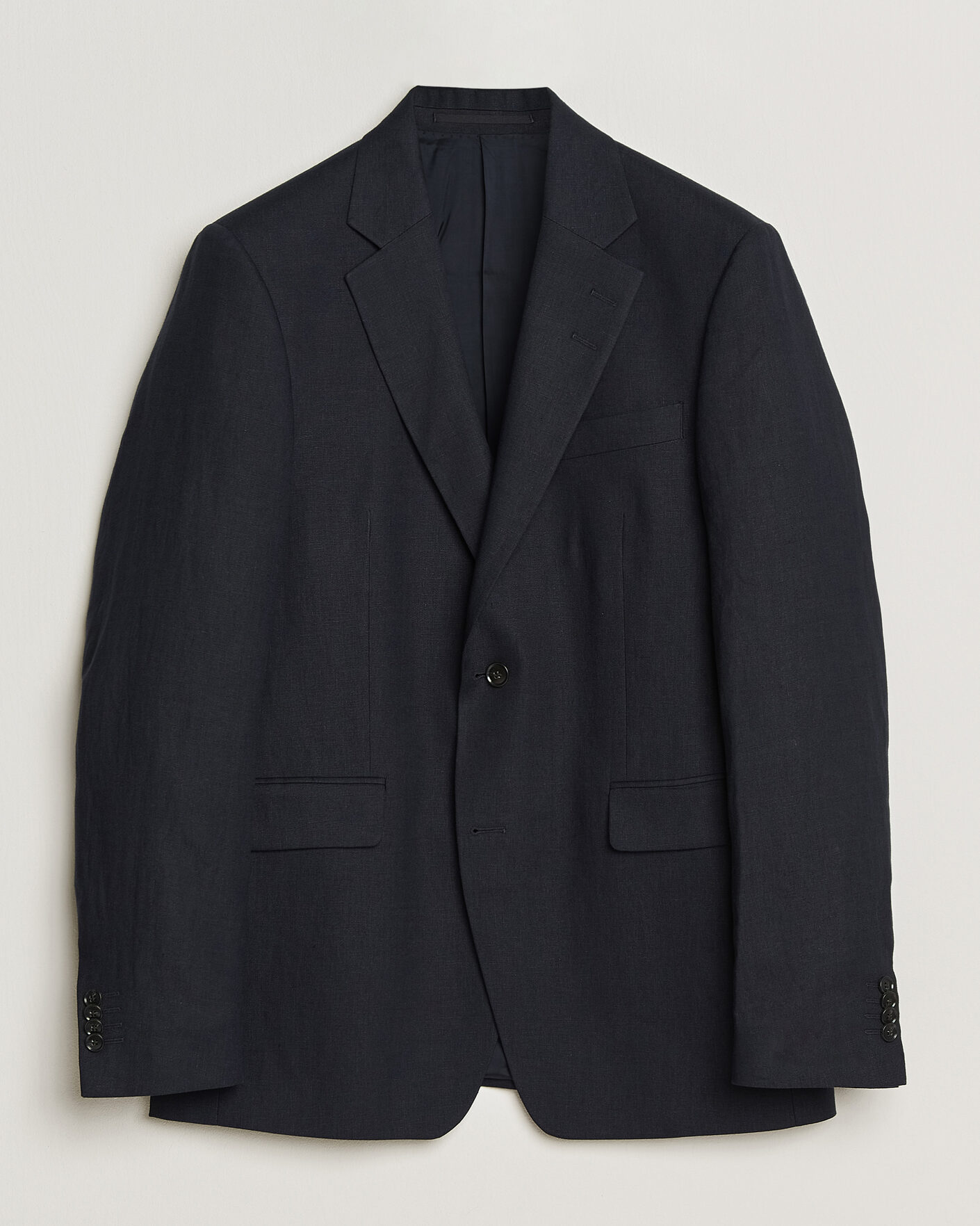 Uomini | Blazers | Tiger of Sweden | Justin Linen Suit Blazer Midnight Blue