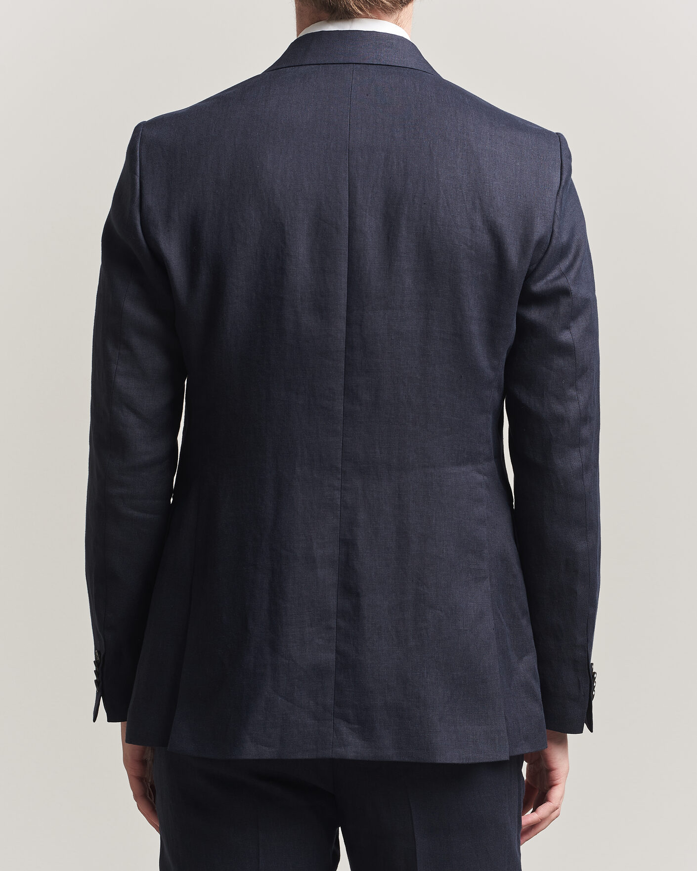 Uomini | Blazers | Tiger of Sweden | Justin Linen Suit Blazer Midnight Blue
