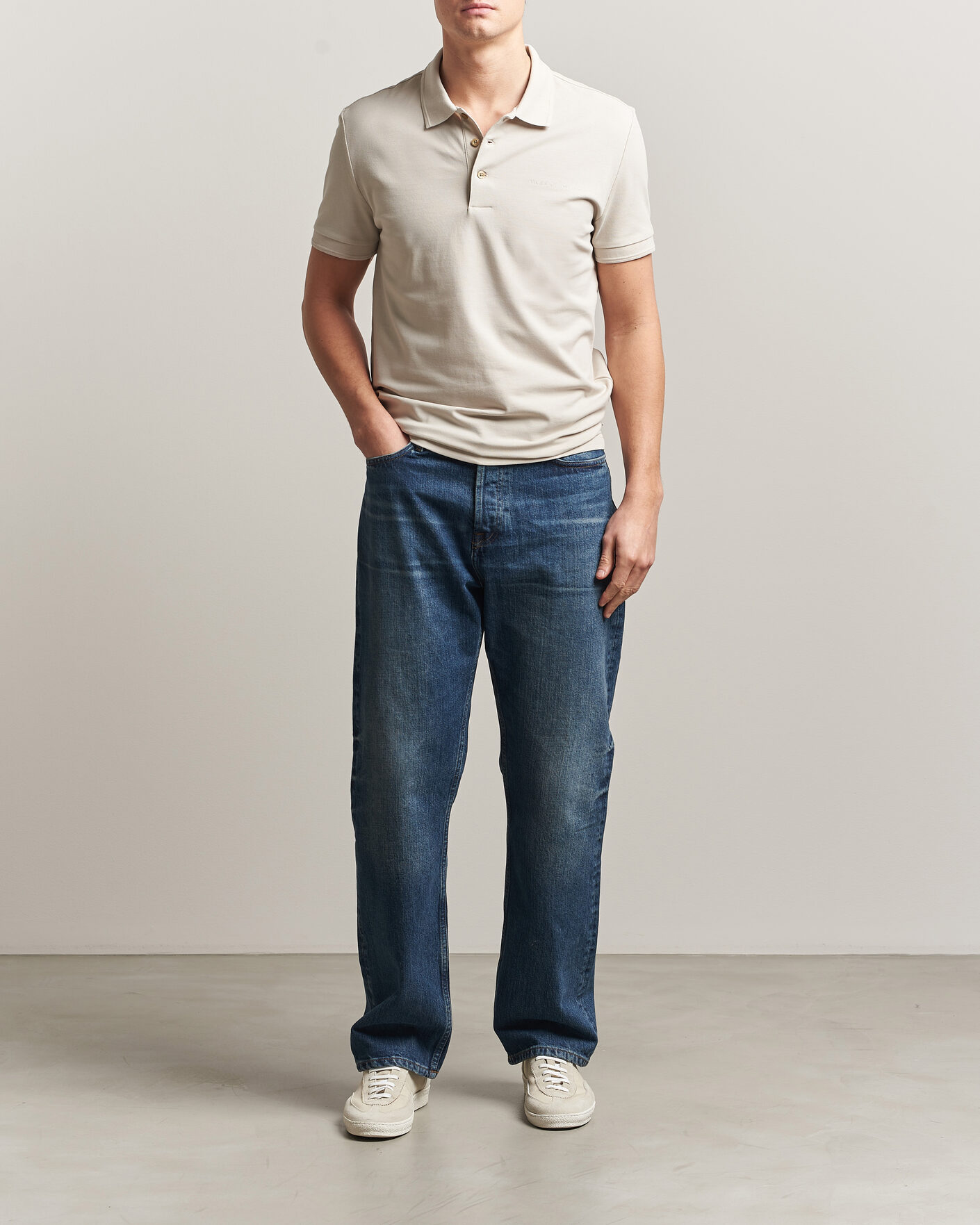 Uomini | Polo | Tiger of Sweden | Darios Polo Seline Grey