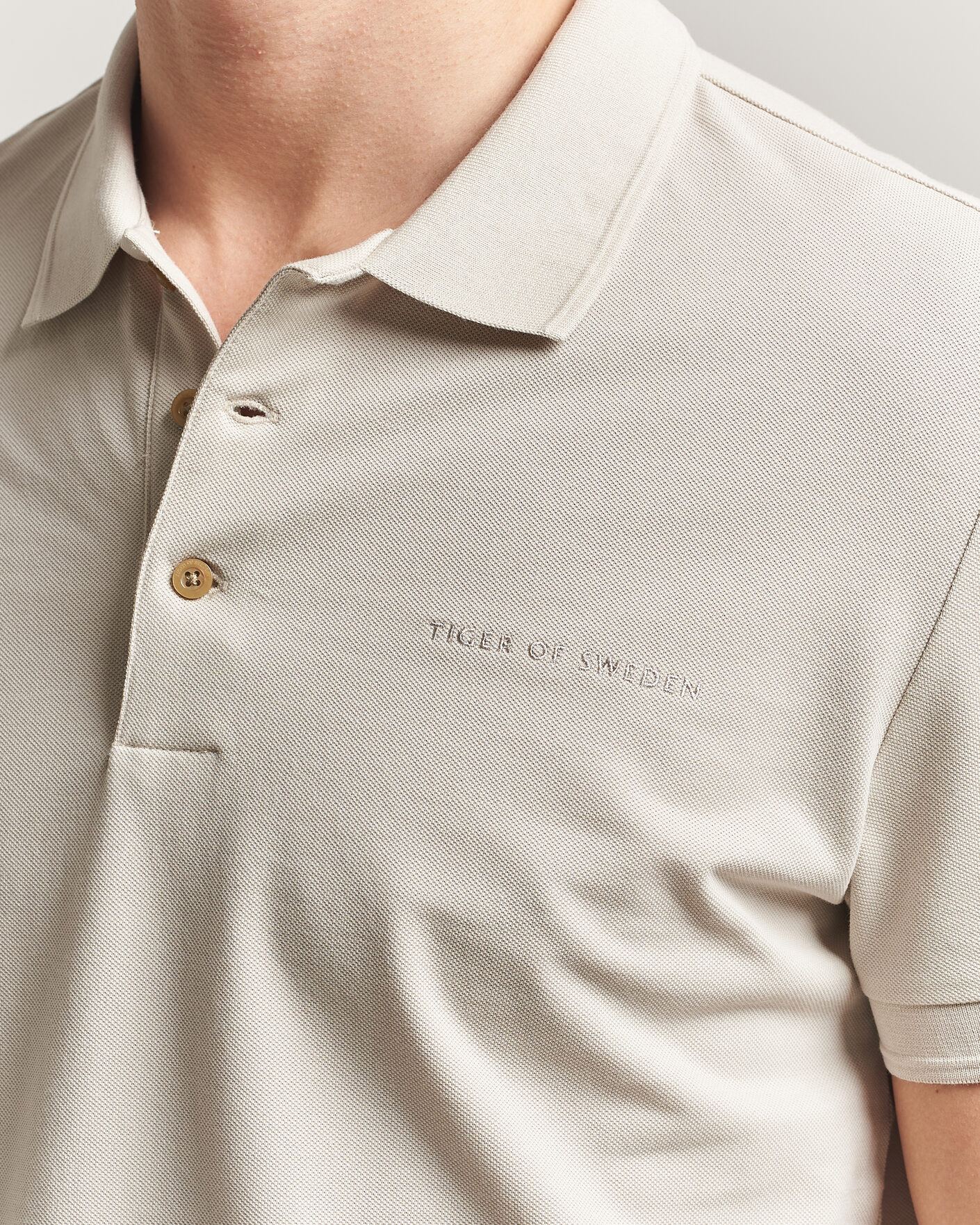 Uomini | Polo | Tiger of Sweden | Darios Polo Seline Grey