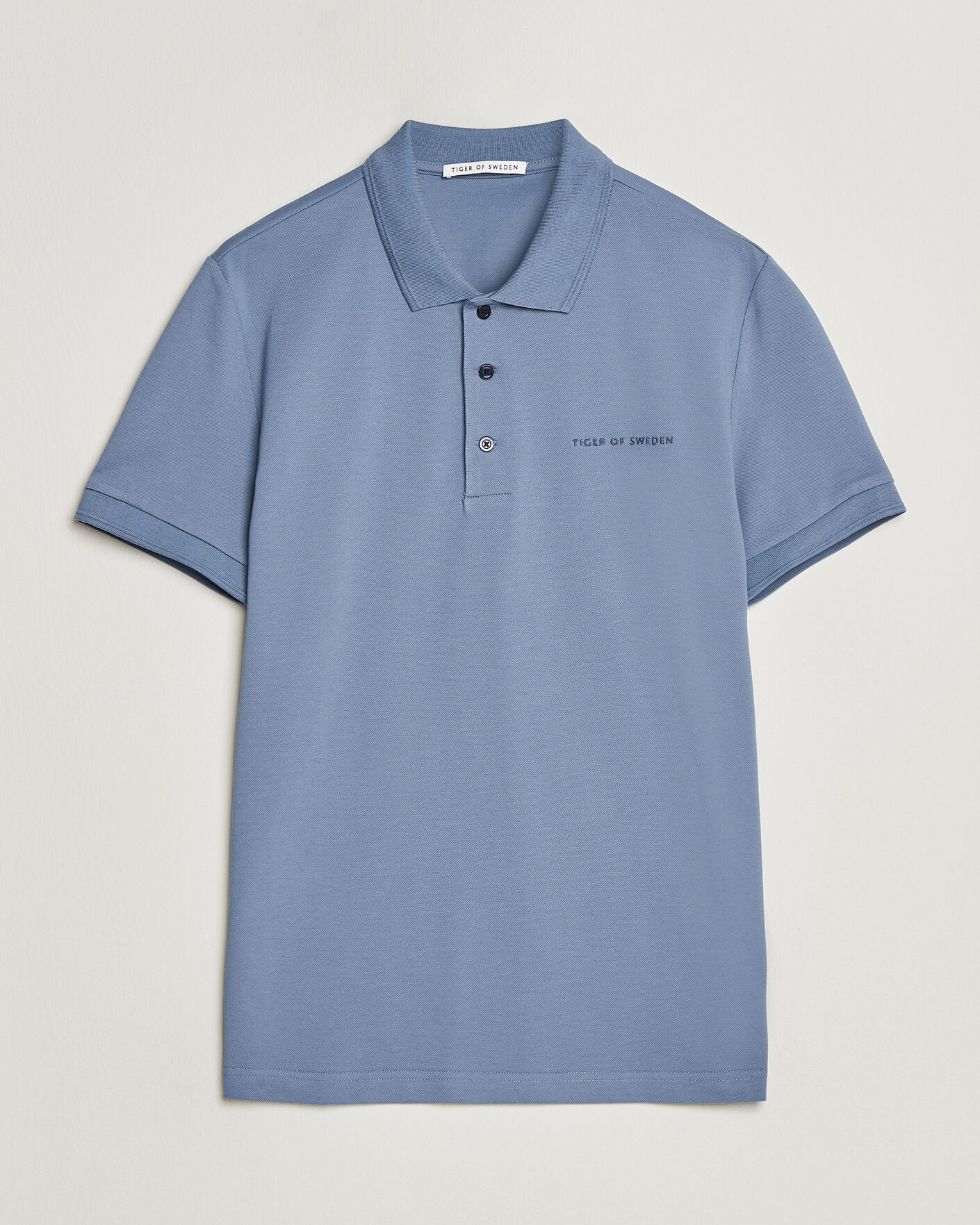 Uomini | Polo | Tiger of Sweden | Darios Polo Dull Blue