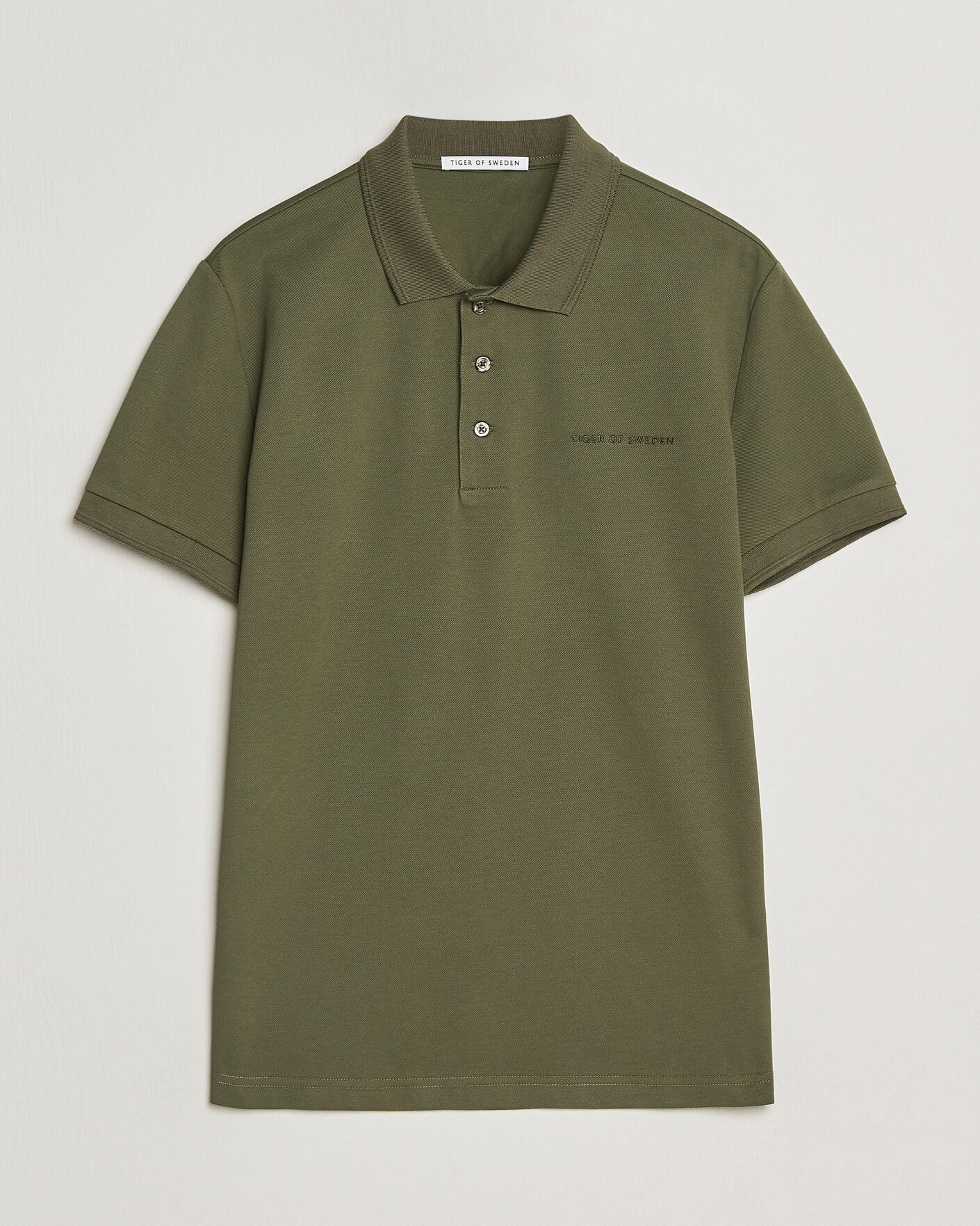 Uomini | Polo | Tiger of Sweden | Darios Polo Kalamata Green
