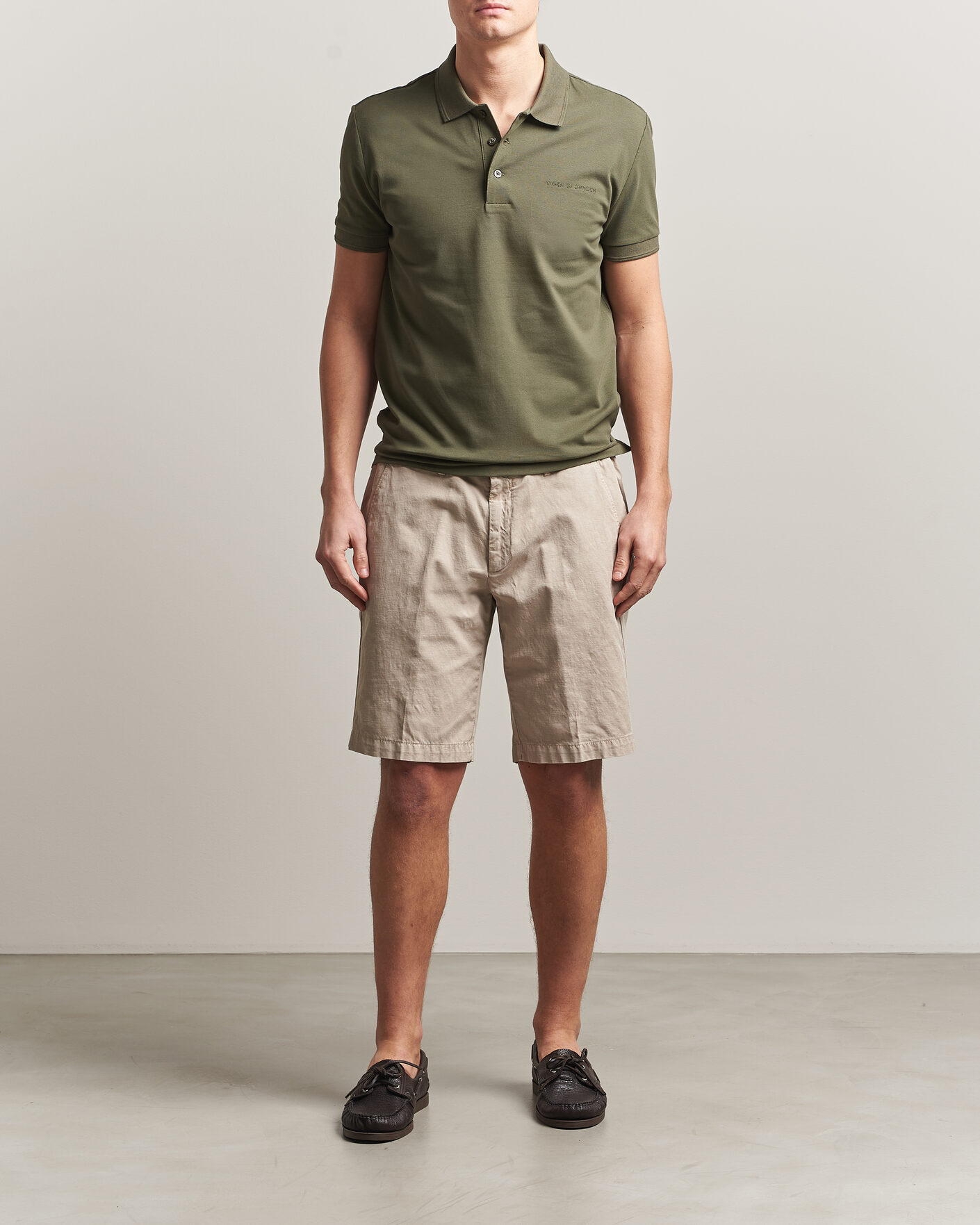 Uomini | Polo | Tiger of Sweden | Darios Polo Kalamata Green