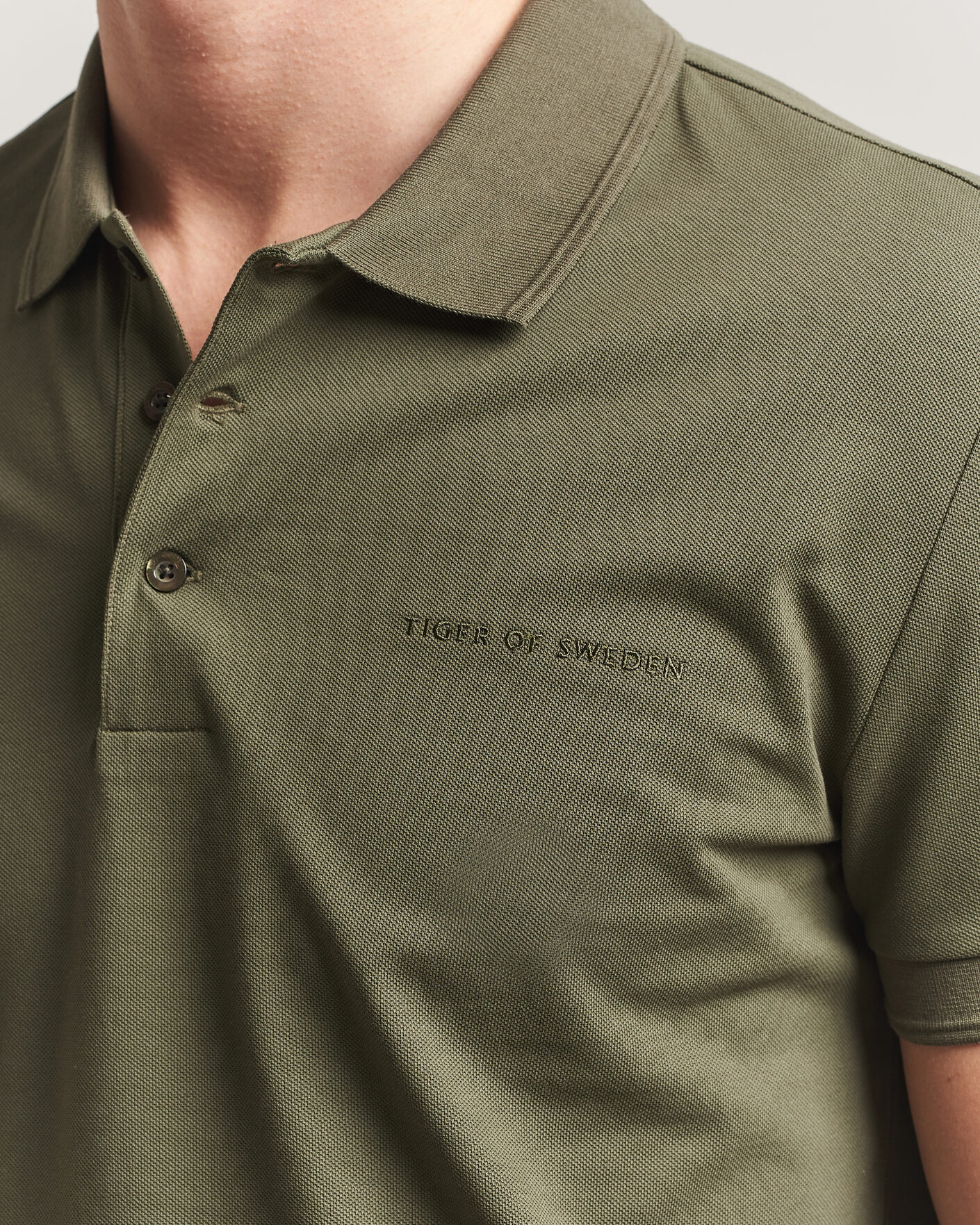 Uomini | Polo | Tiger of Sweden | Darios Polo Kalamata Green
