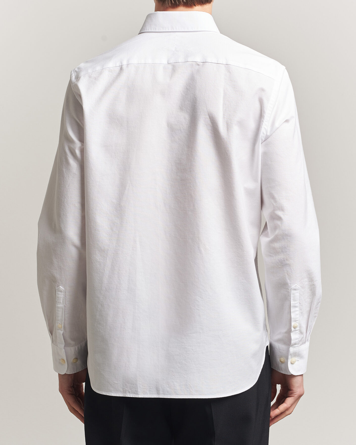 Uomini | Camicie | Tiger of Sweden | Bjorn Oxford Shirt Pure White