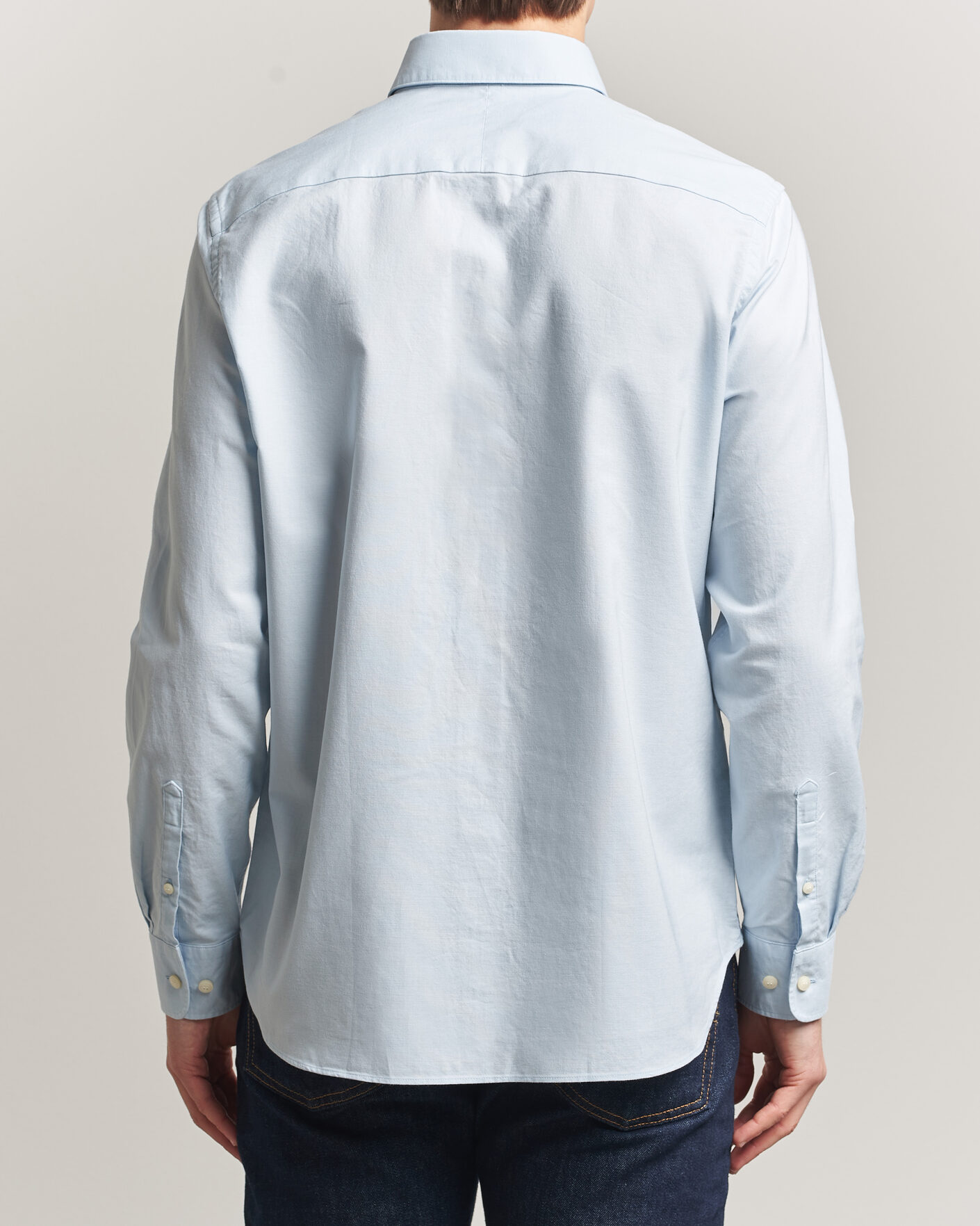 Uomini | Camicie | Tiger of Sweden | Bjorn Oxford Shirt Light Blue