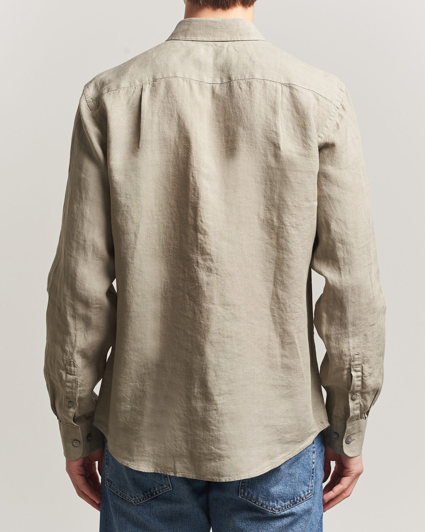 Uomini | Camicie | Tiger of Sweden | Spenser Linen Shirt Mole