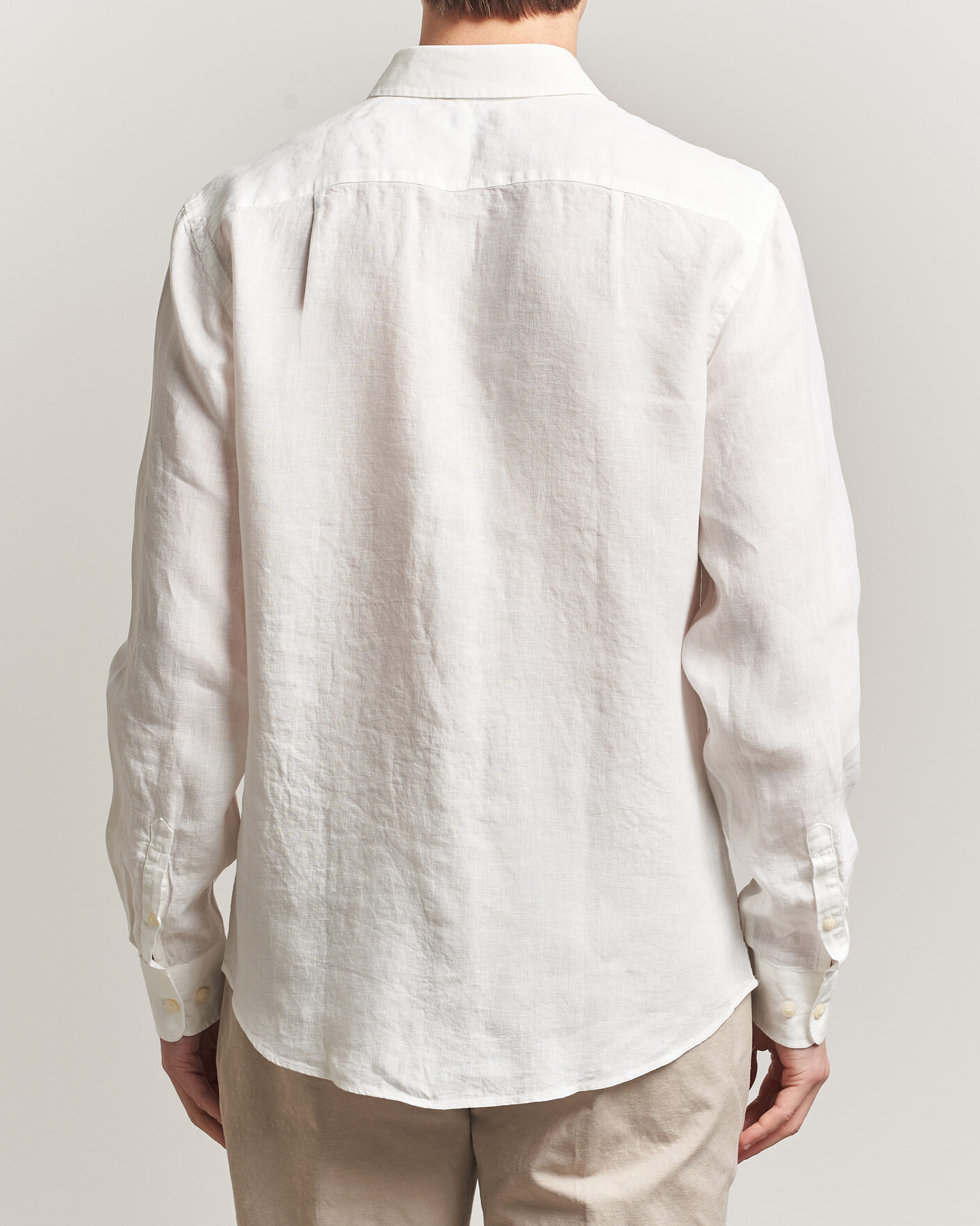 Uomini | Camicie | Tiger of Sweden | Spenser Linen Shirt Off White