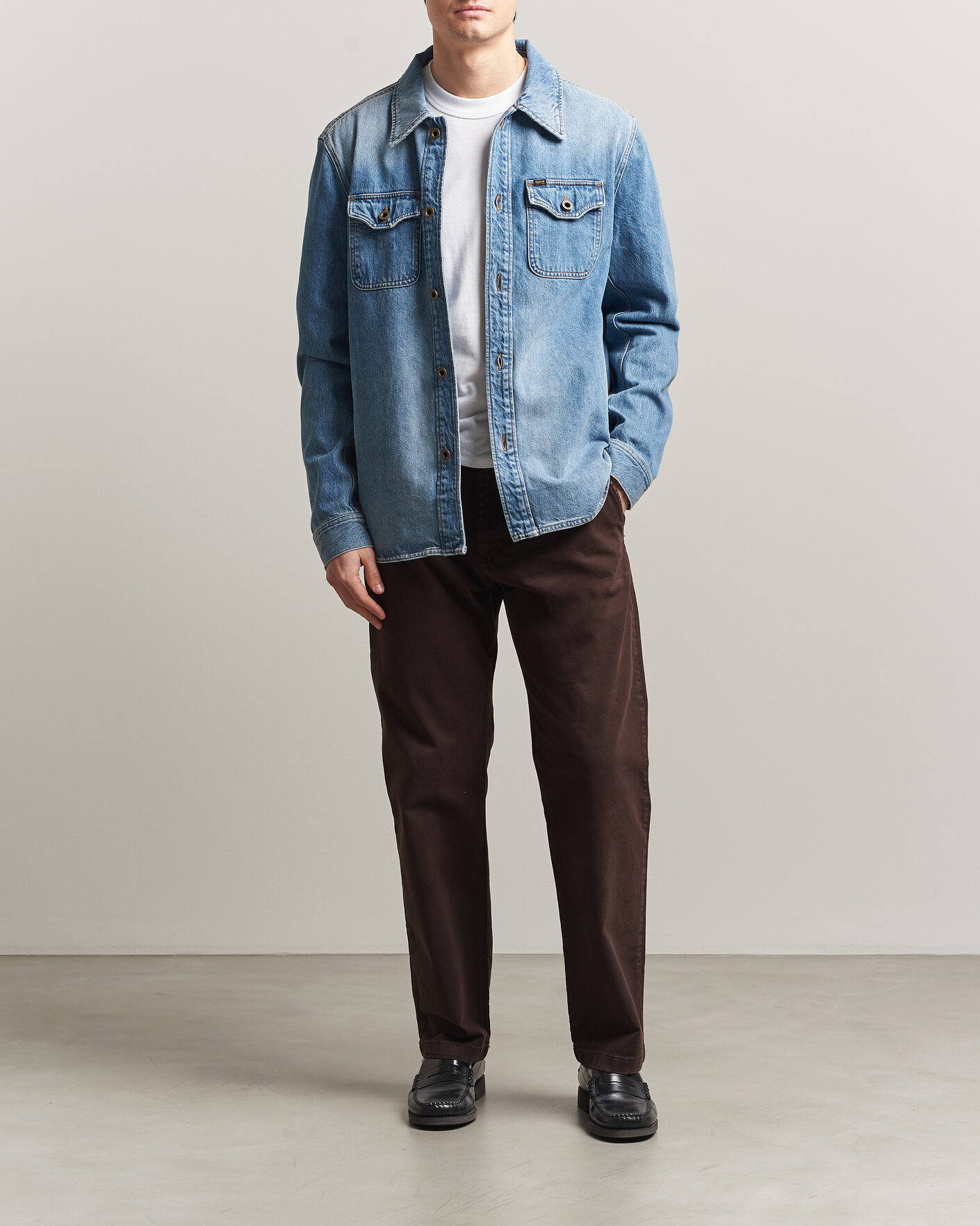 Uomini | Giacche | Tiger of Sweden | Get Denim Jacket Light Blue