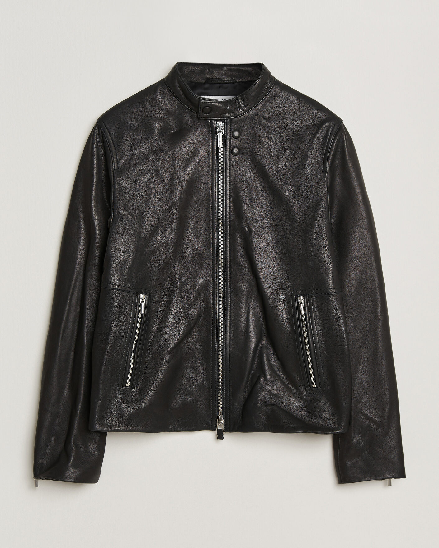 Uomini | Giacche | Tiger of Sweden | Reier Leather Jacket Black