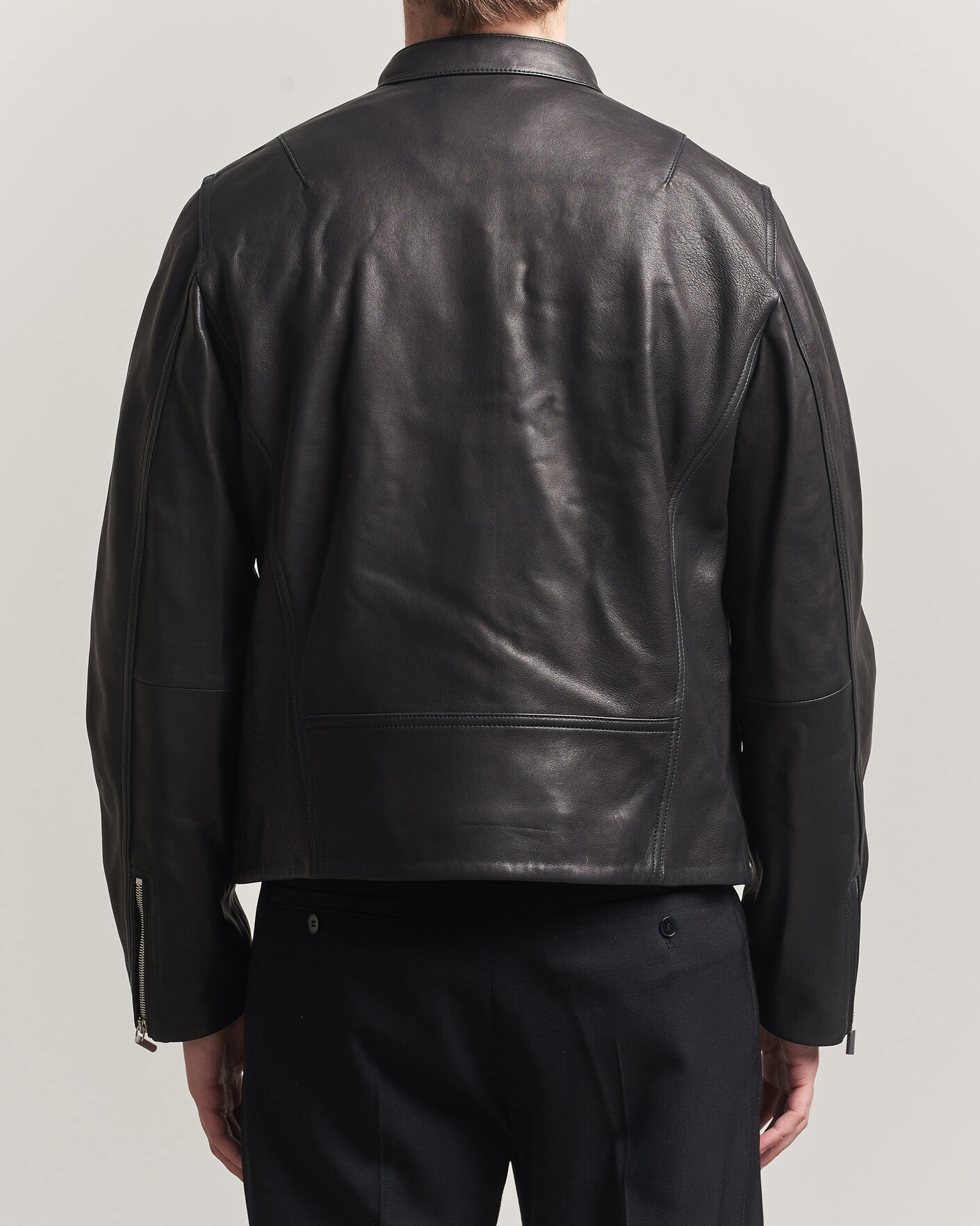Uomini | Giacche | Tiger of Sweden | Reier Leather Jacket Black