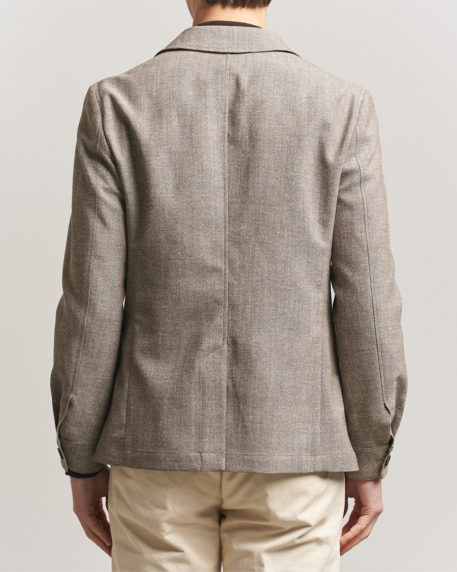 Uomini | Blazers | Tiger of Sweden | Harrison Wool/Linen Blazer Sawgrass Brown
