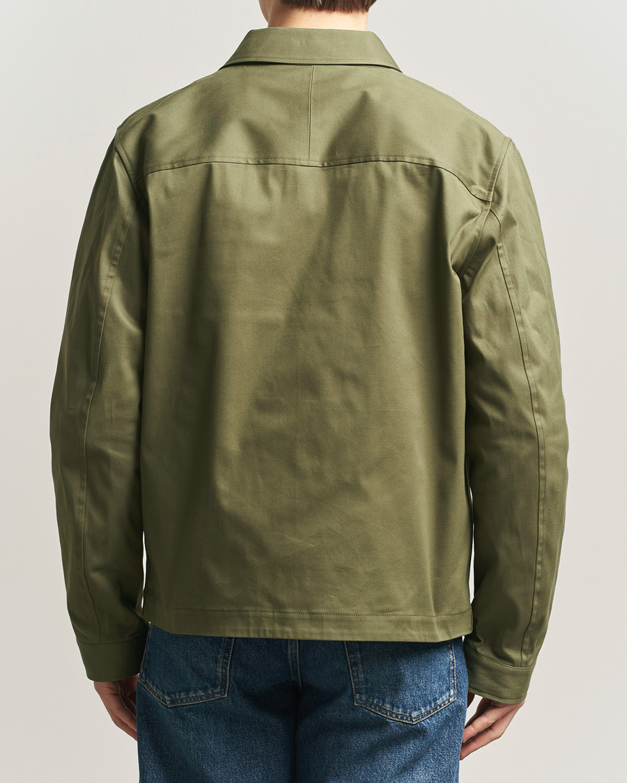 Uomini | Giacche | Tiger of Sweden | Barnaby Cotton Jacket Kalamata Green