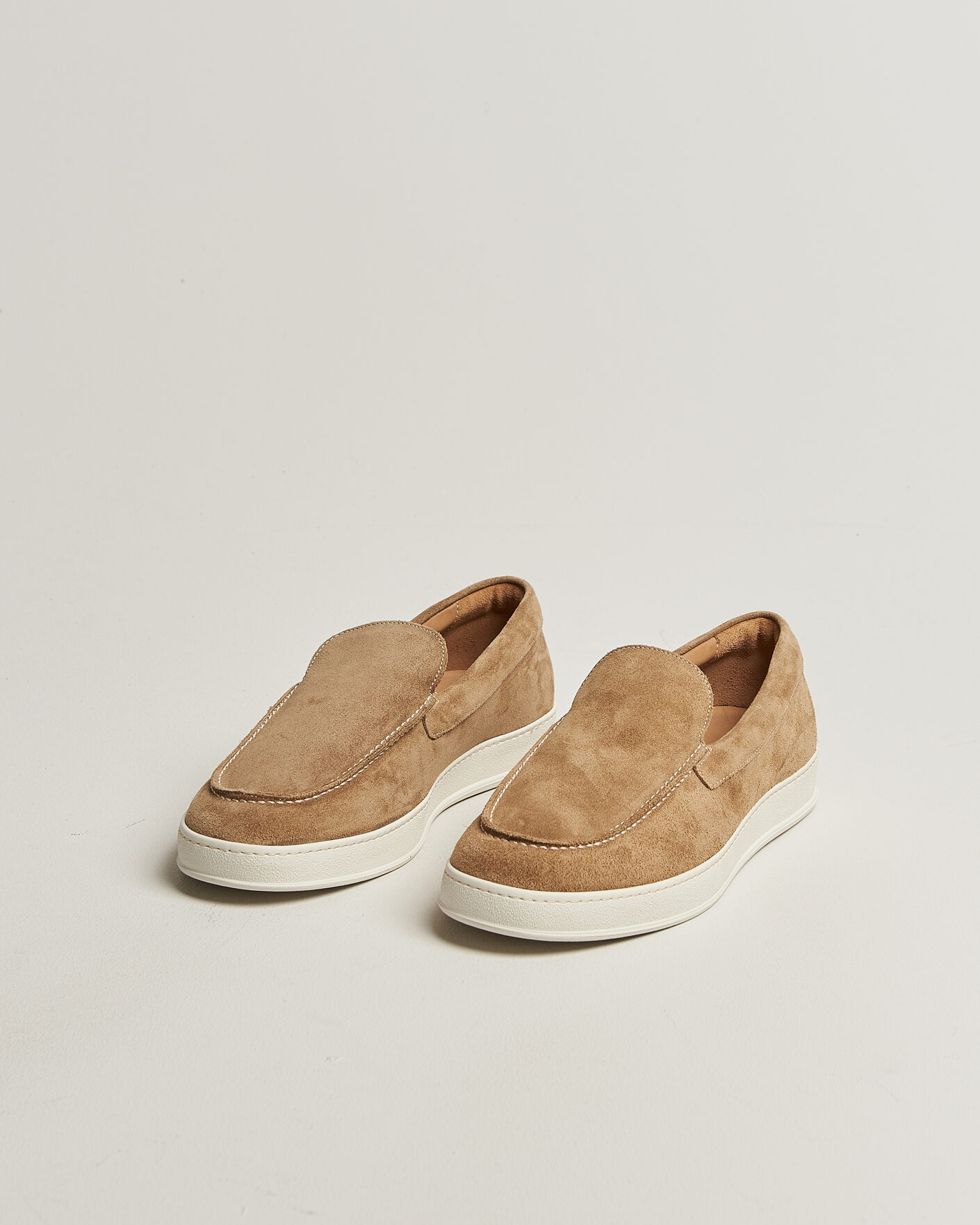 Uomini | Mocassini | Tiger of Sweden | Remis Suede Loafer Umber Brown
