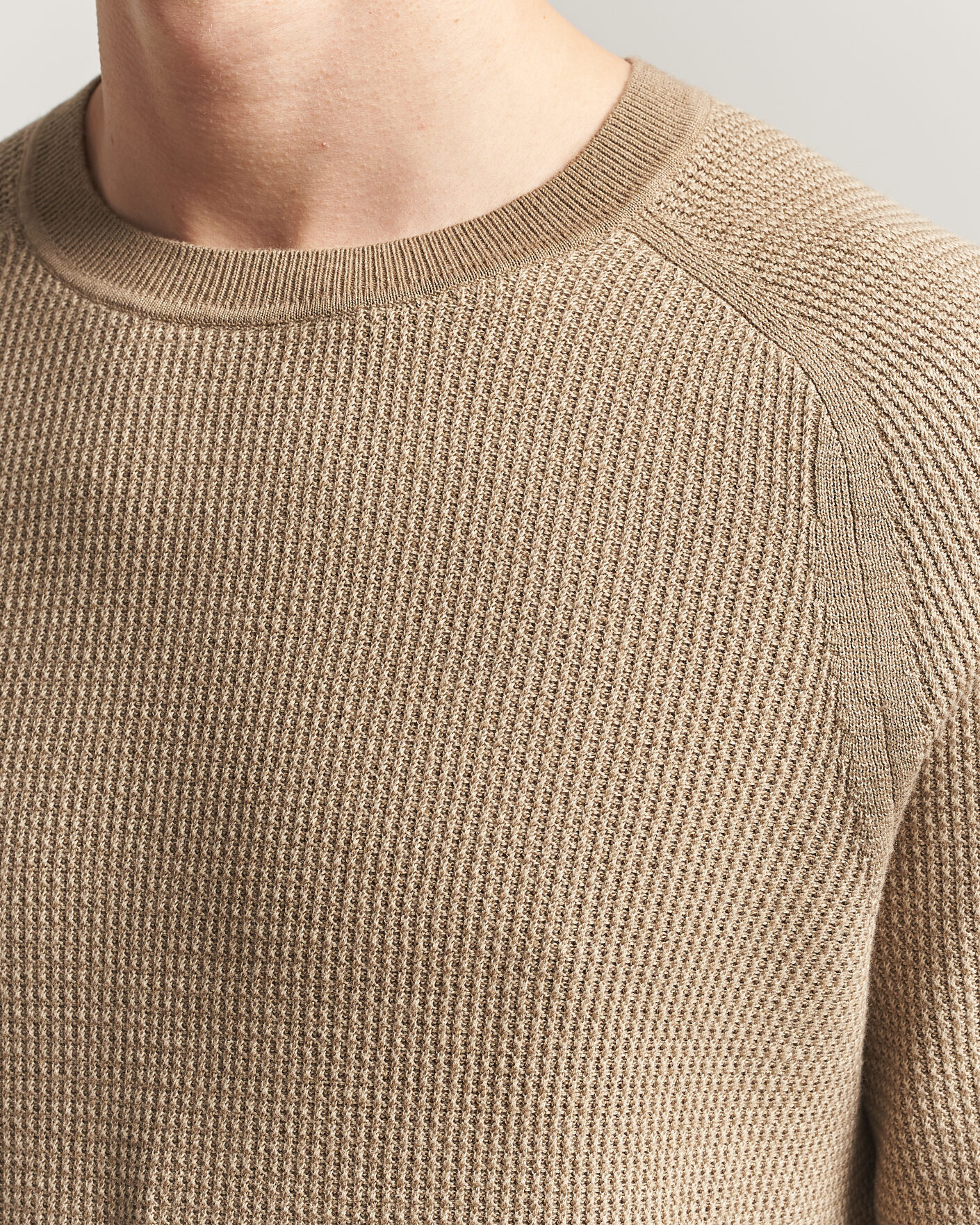 Uomini | Maglieria | Tiger of Sweden | Martin Knitted Sweater Umber Brown