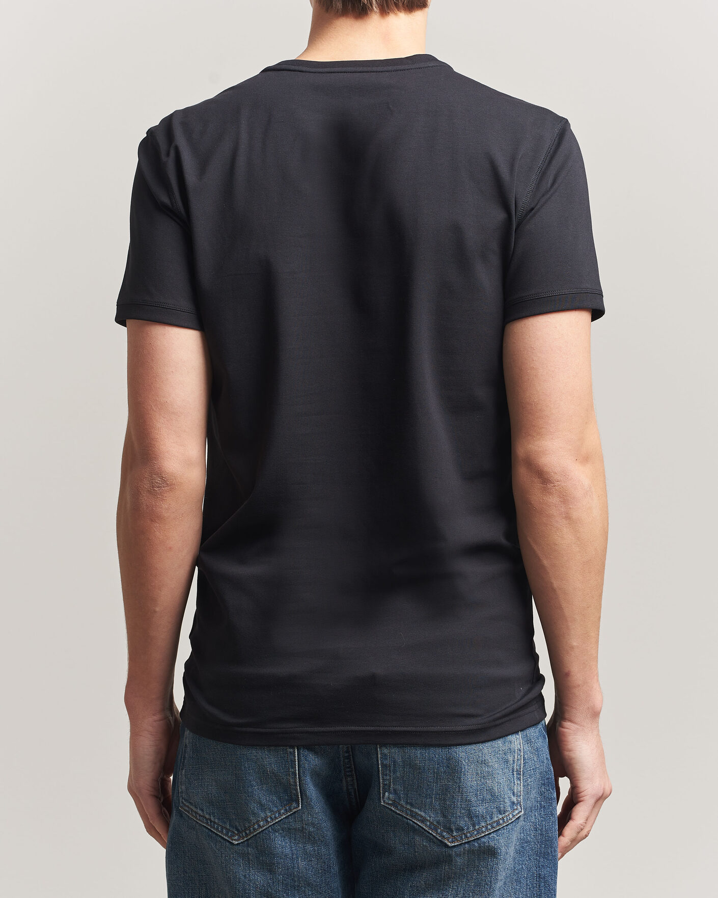 Uomini | T-shirt | Tiger of Sweden | Heimdal 2-Pack Crew Neck T-Shirt Black