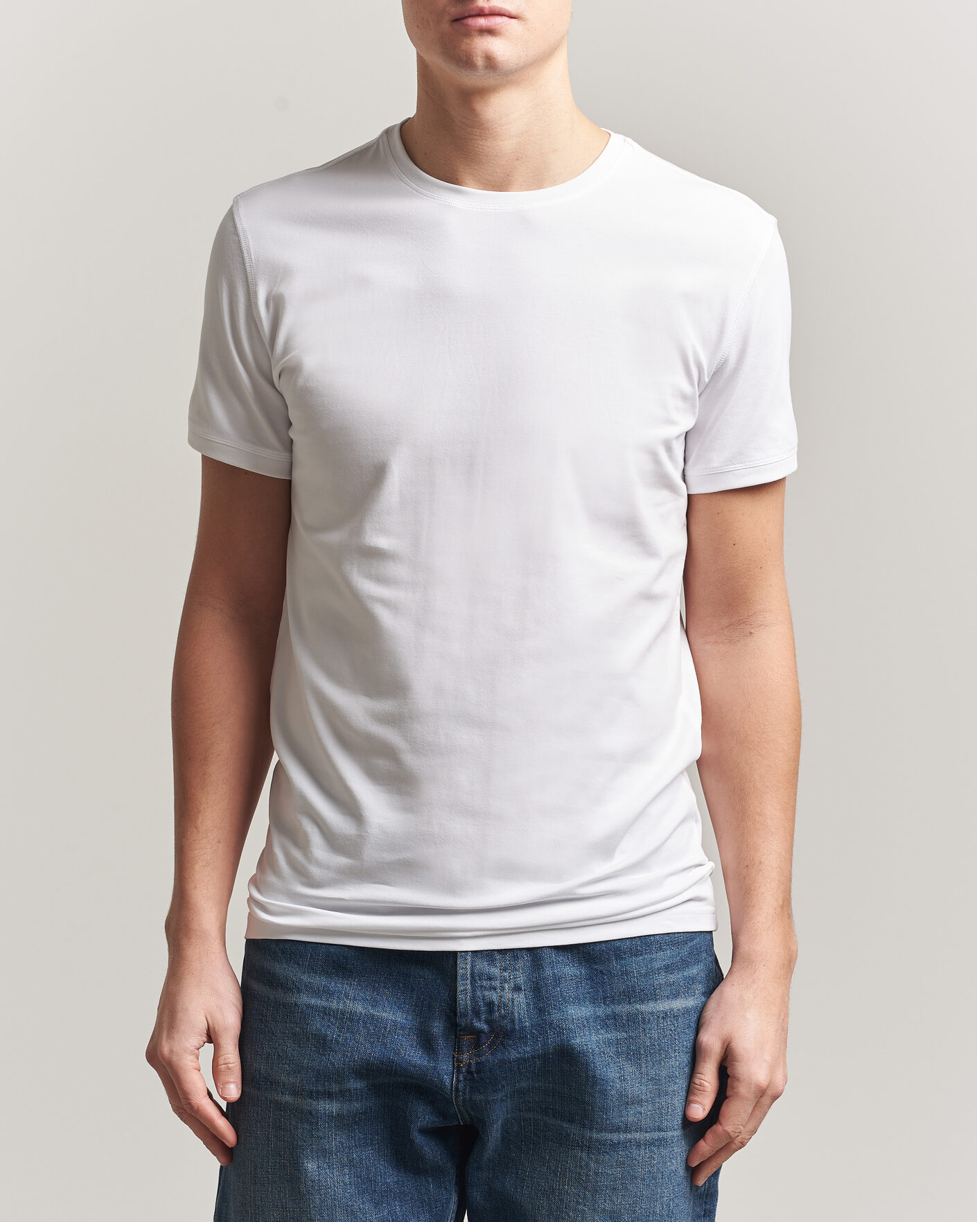 Uomini | T-shirt | Tiger of Sweden | Heimdal 2-Pack Crew Neck T-Shirt Pure White