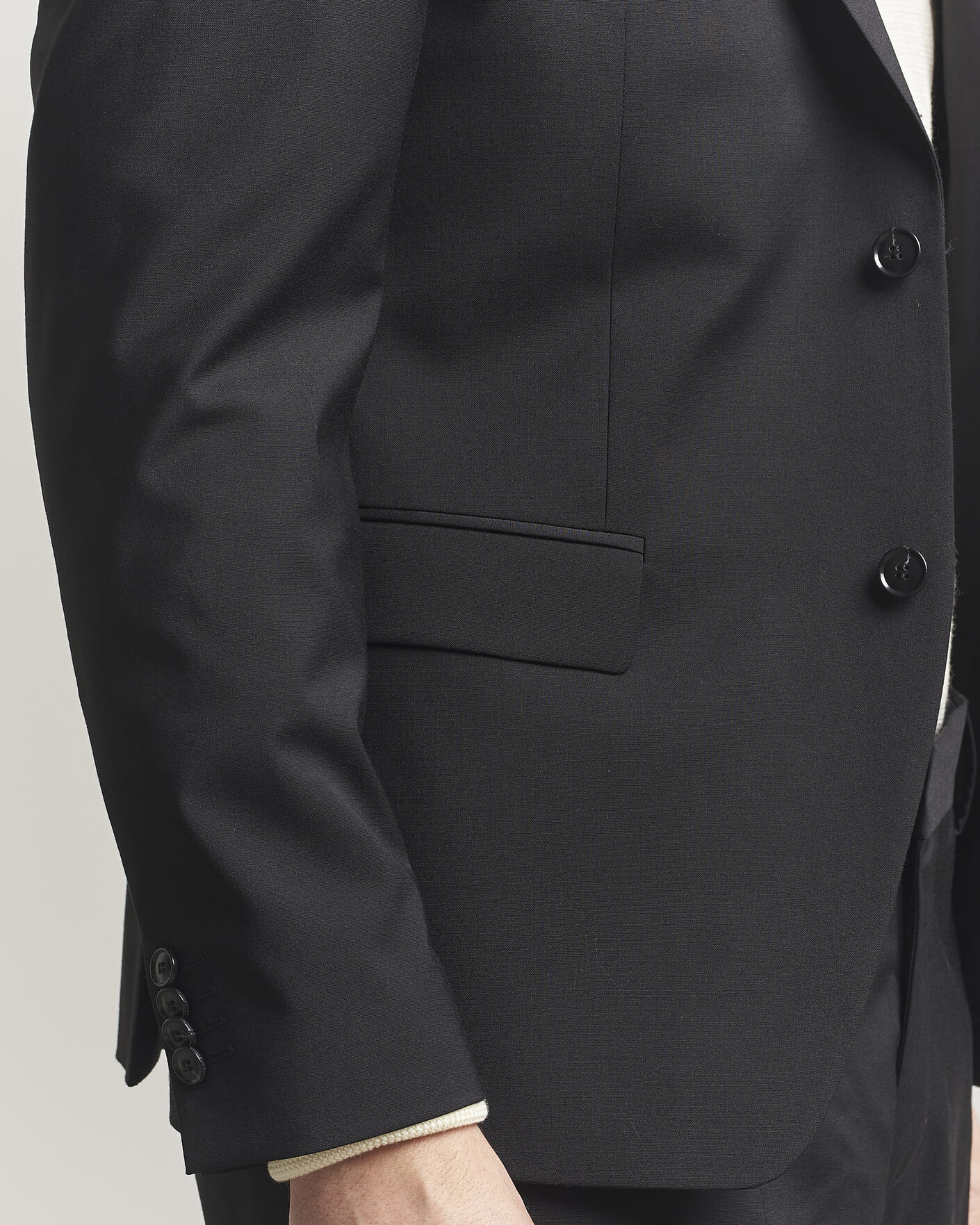 Uomini | Blazers | Tiger of Sweden | Jamie Wool Travel Suit Blazer Black