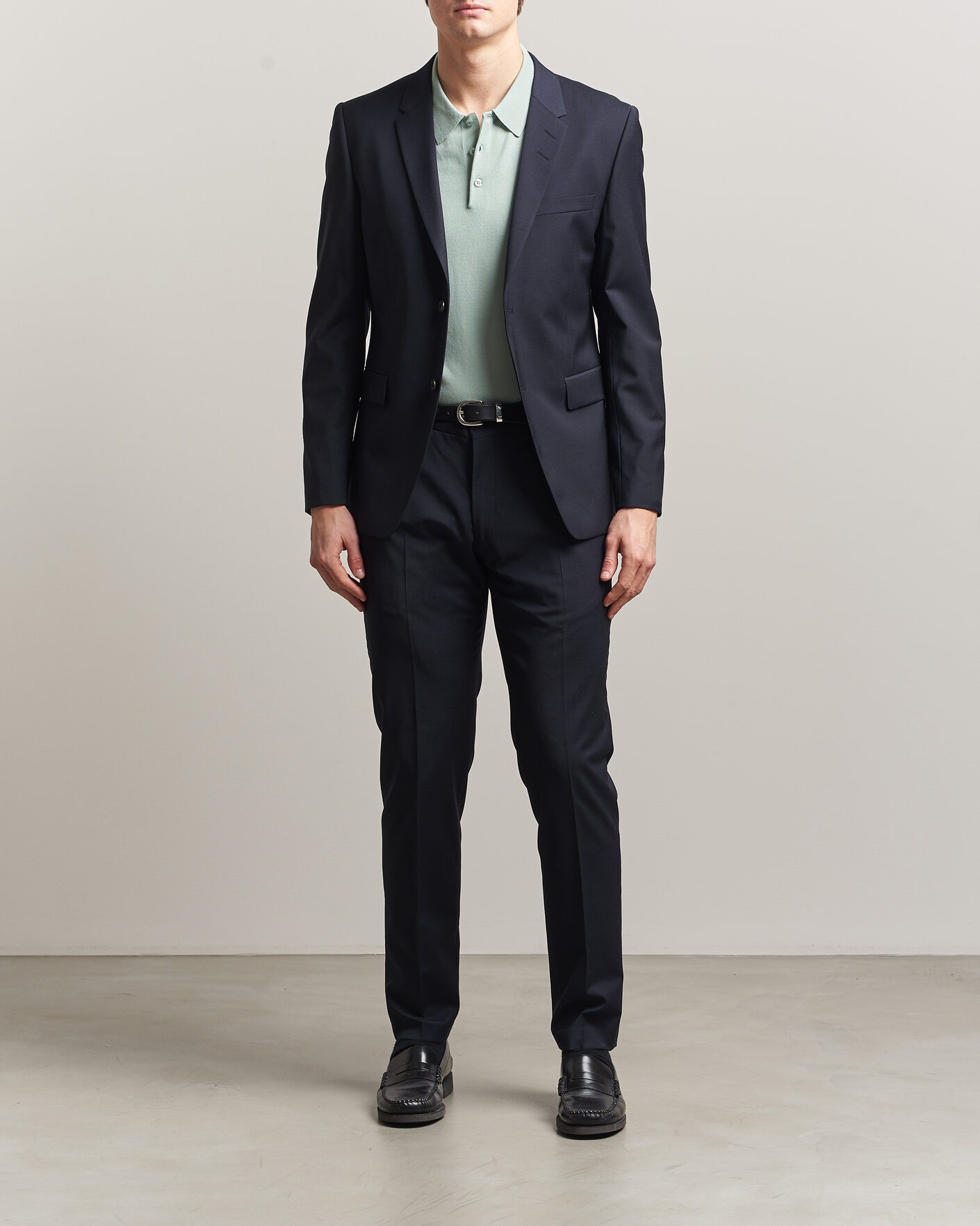 Uomini | Blazers | Tiger of Sweden | Jamie Wool Travel Suit Blazer Dark Ink