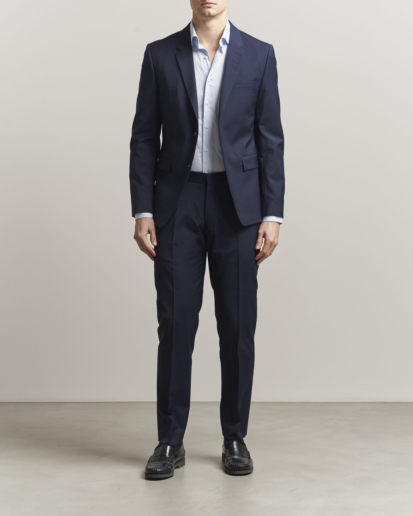 Uomini | Blazers | Tiger of Sweden | Jamie Wool Travel Suit Blazer Royal Blue