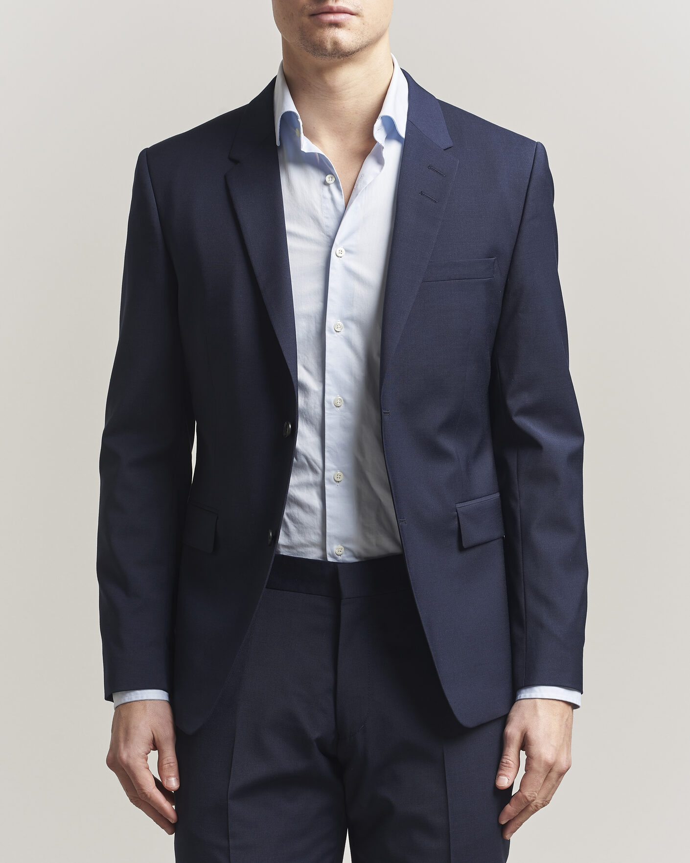 Uomini | Blazers | Tiger of Sweden | Jamie Wool Travel Suit Blazer Royal Blue
