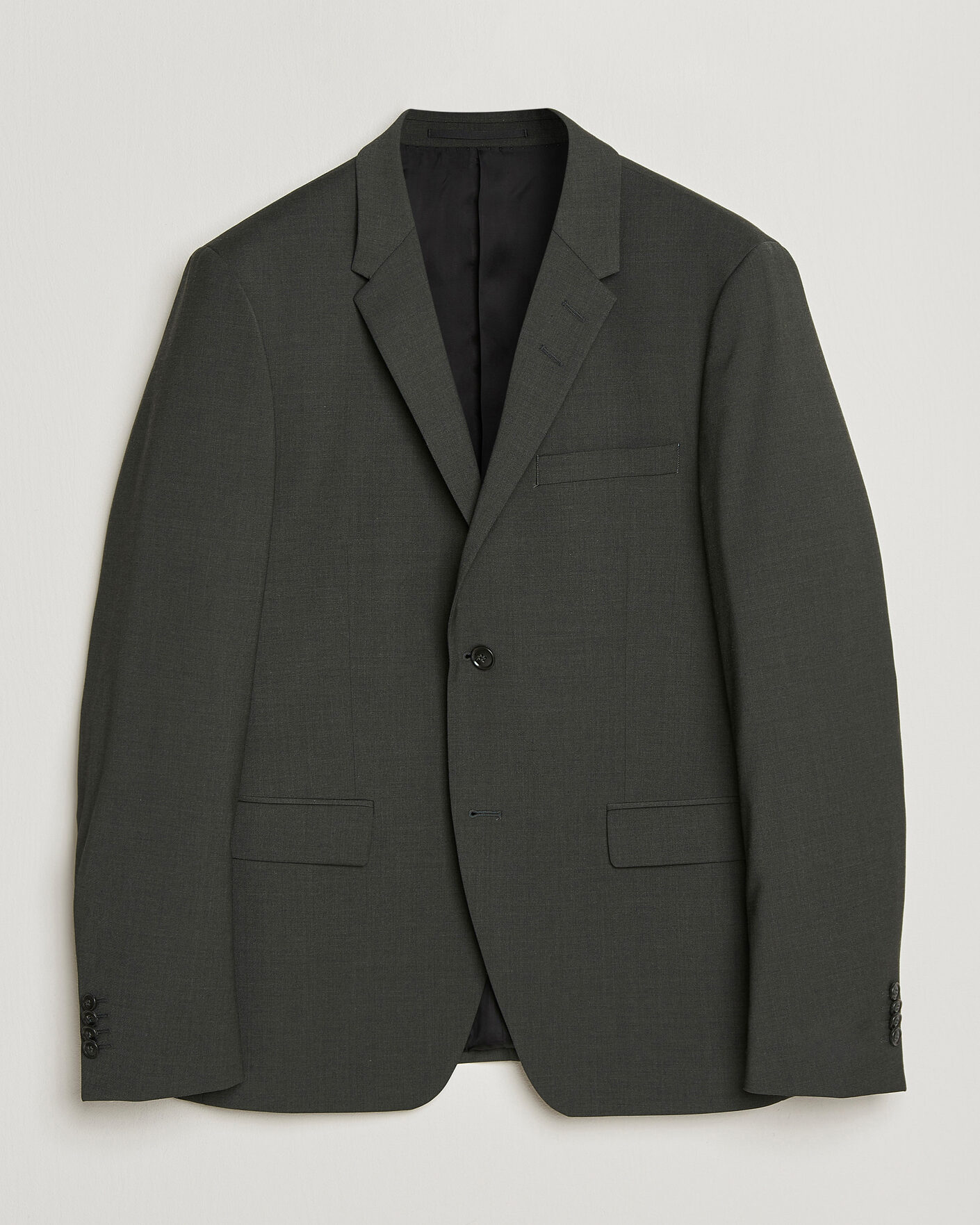 Uomini | Blazers | Tiger of Sweden | Jamie Wool Travel Suit Blazer Olive Extreme