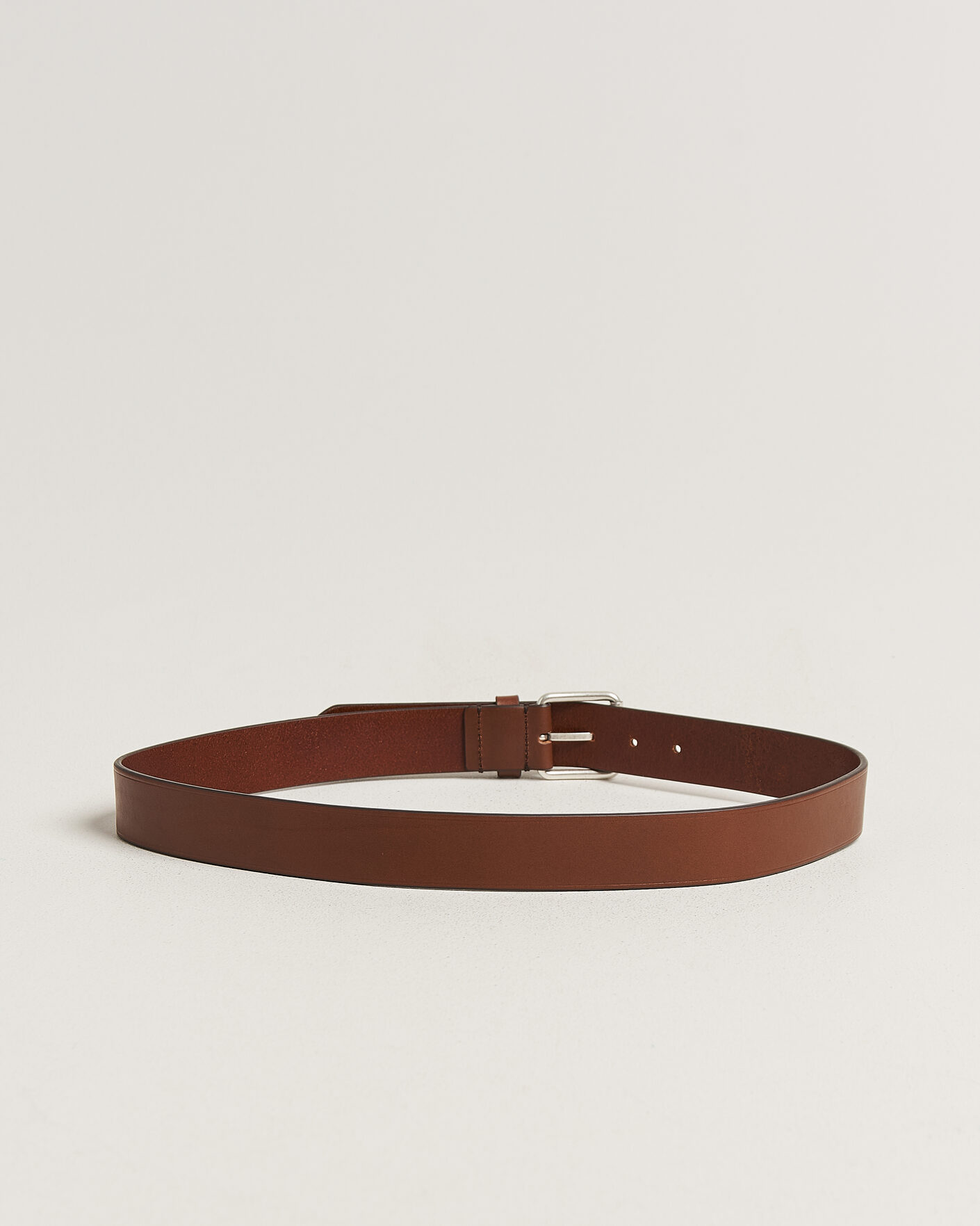 Uomini | Cinture | Tiger of Sweden | Labori Leather Belt Dark Brown