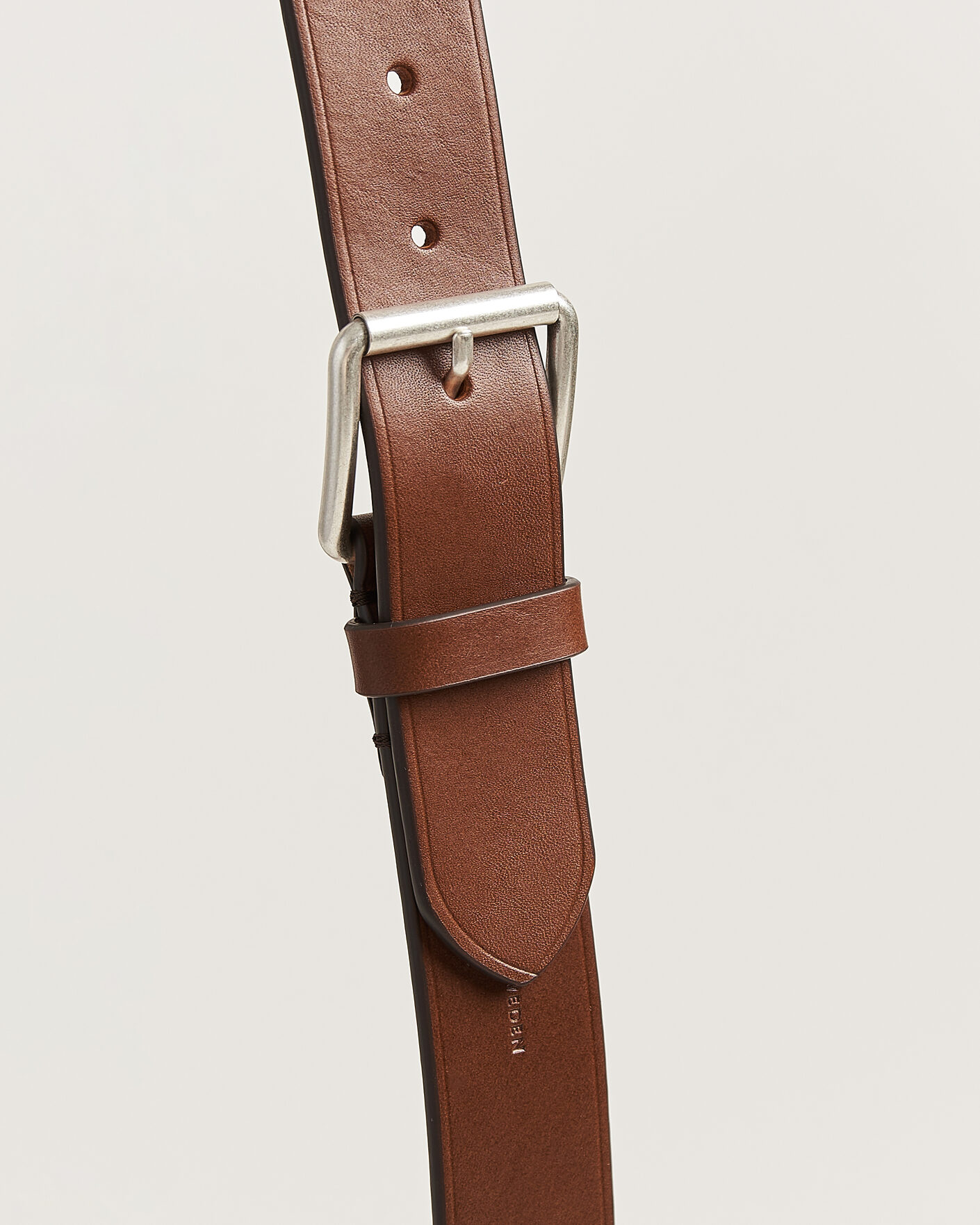 Uomini | Cinture | Tiger of Sweden | Labori Leather Belt Dark Brown