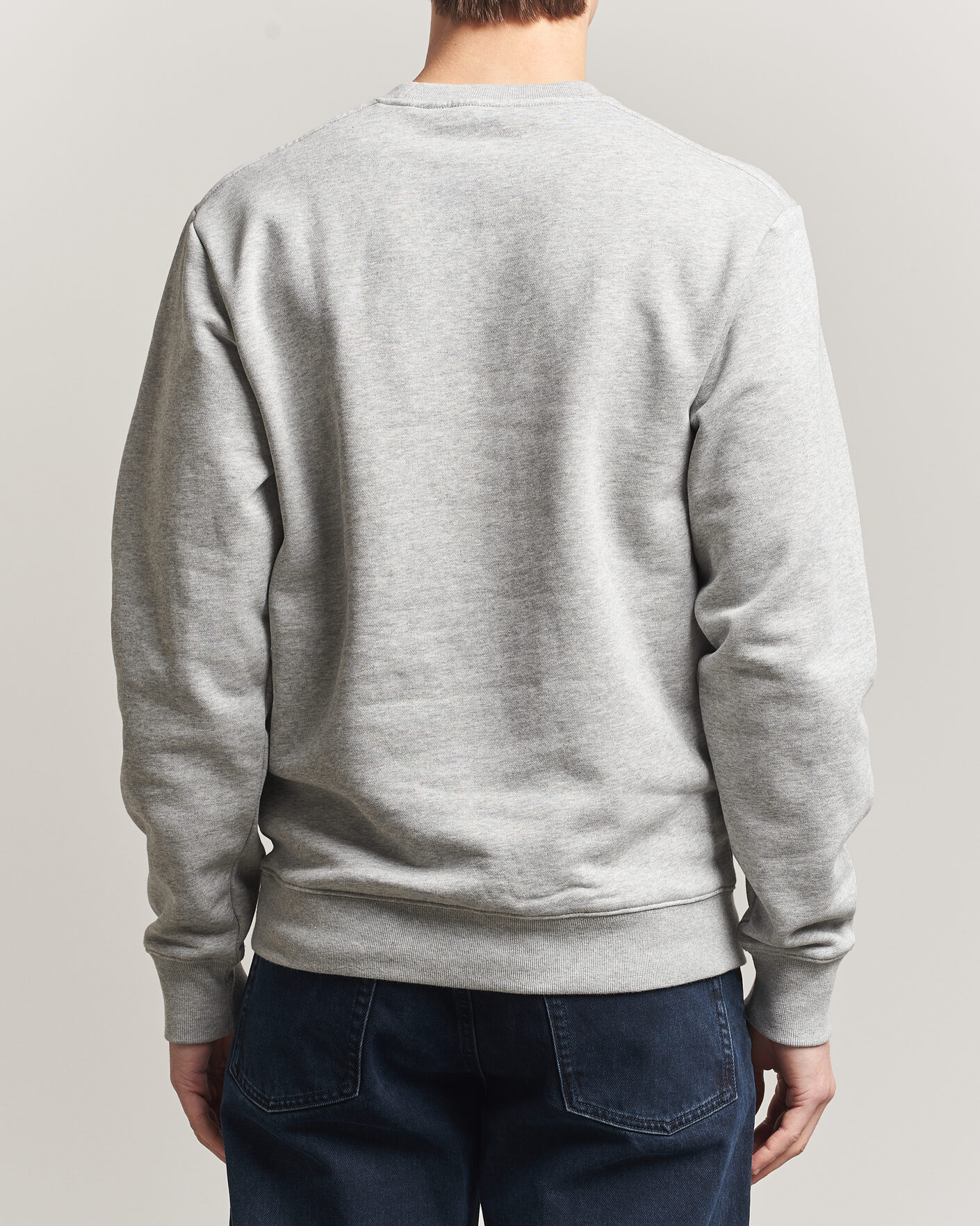 Uomini | Maglieria | Tiger of Sweden | Emerson Crew Neck Sweatshirt Grey Melange
