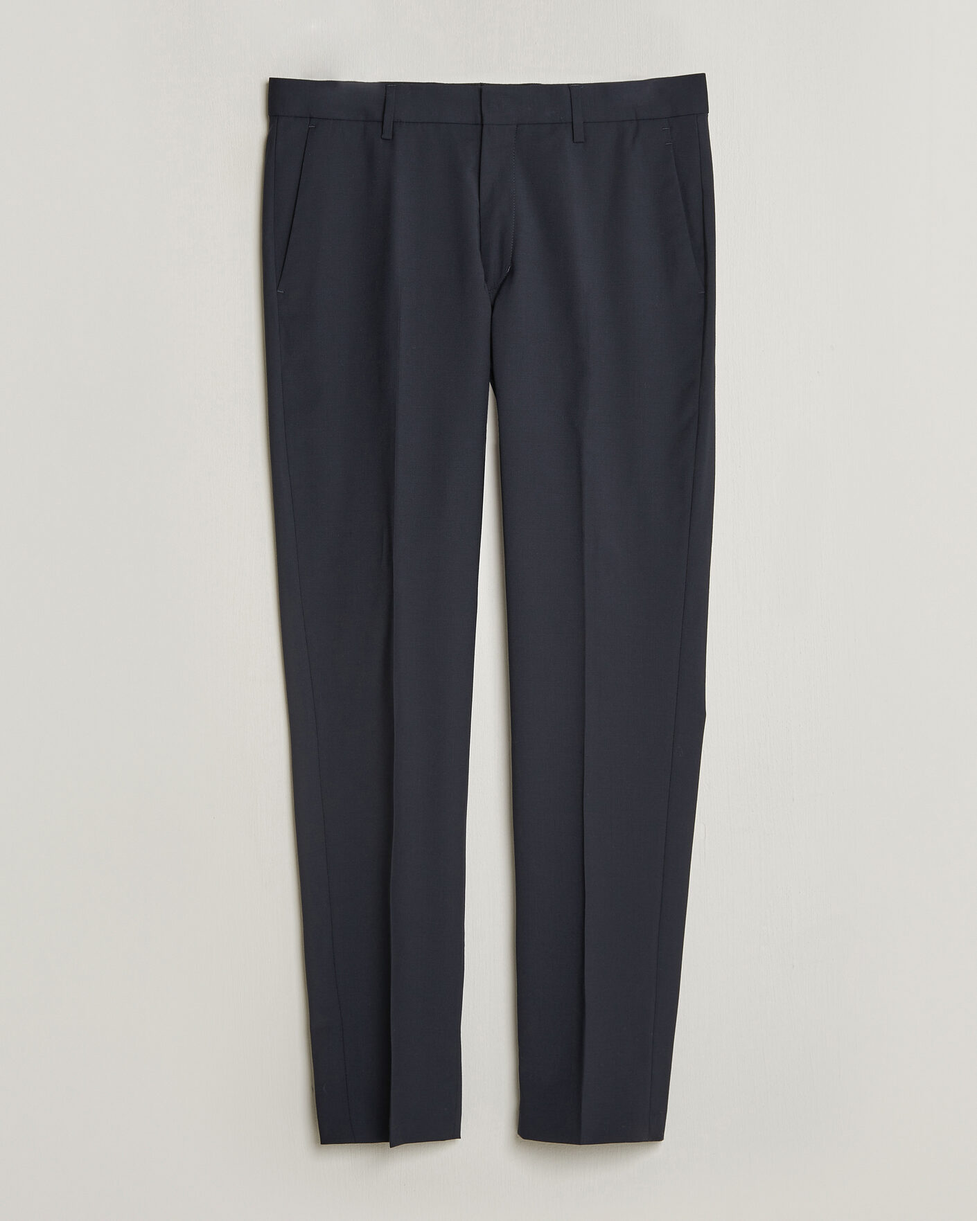 Uomini | Pantaloni | Tiger of Sweden | Tenuta Wool Travel Suit Trousers Dark Ink