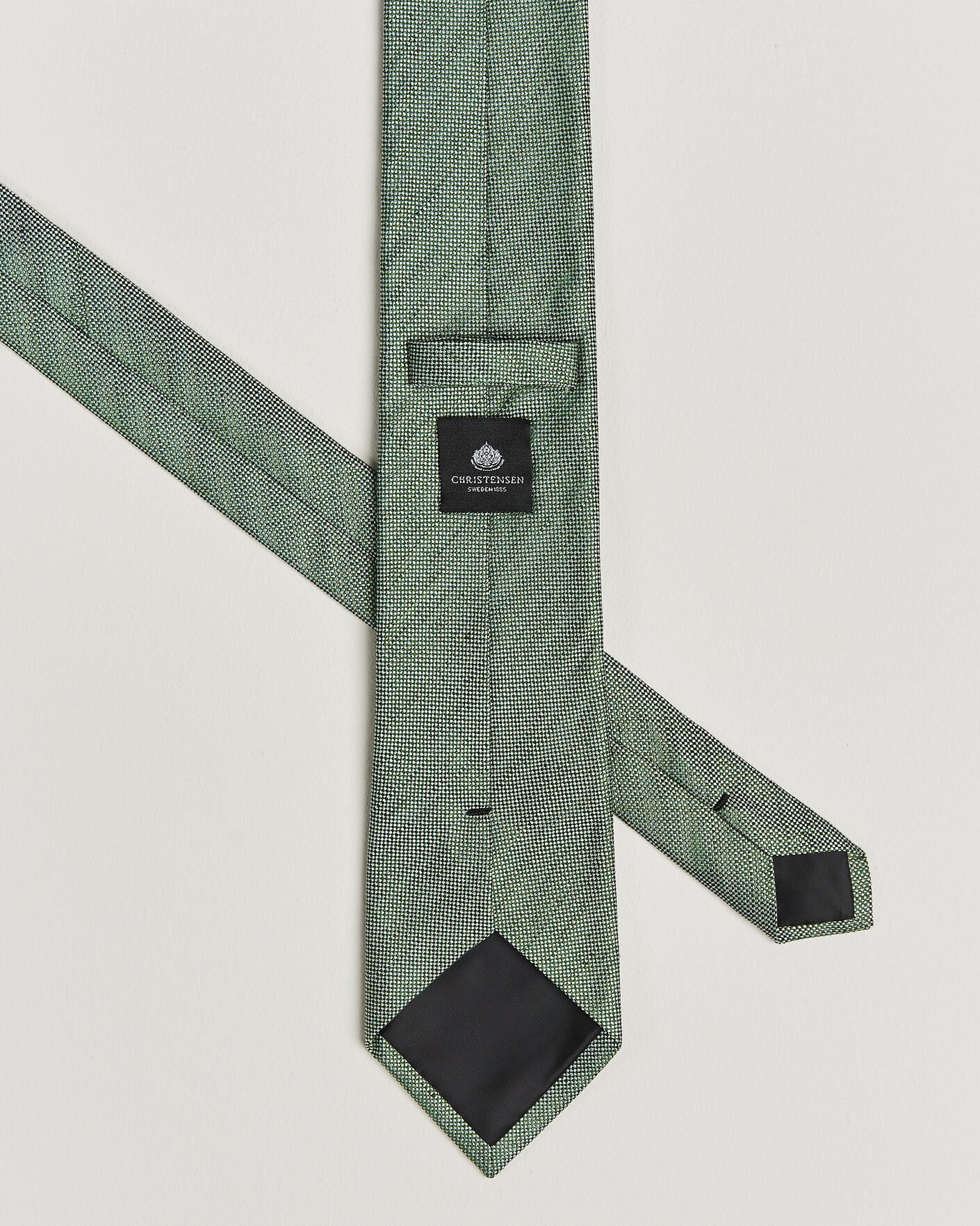 Uomini | Cravatte | Amanda Christensen | Box Set Printed Silk 8cm Tie With Pocket Square Green