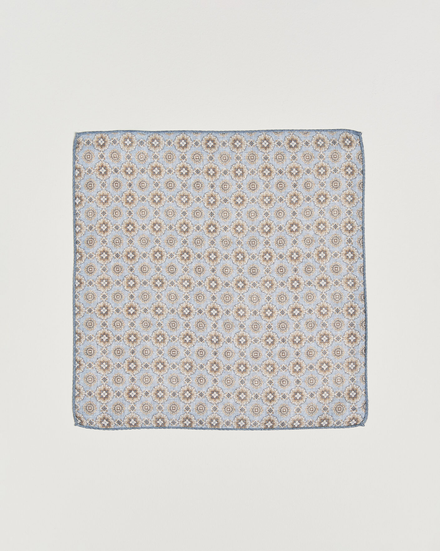 Uomini | Fazzoletti da taschino | Amanda Christensen | Silk Shappe Double Faced Pocket Square Navy