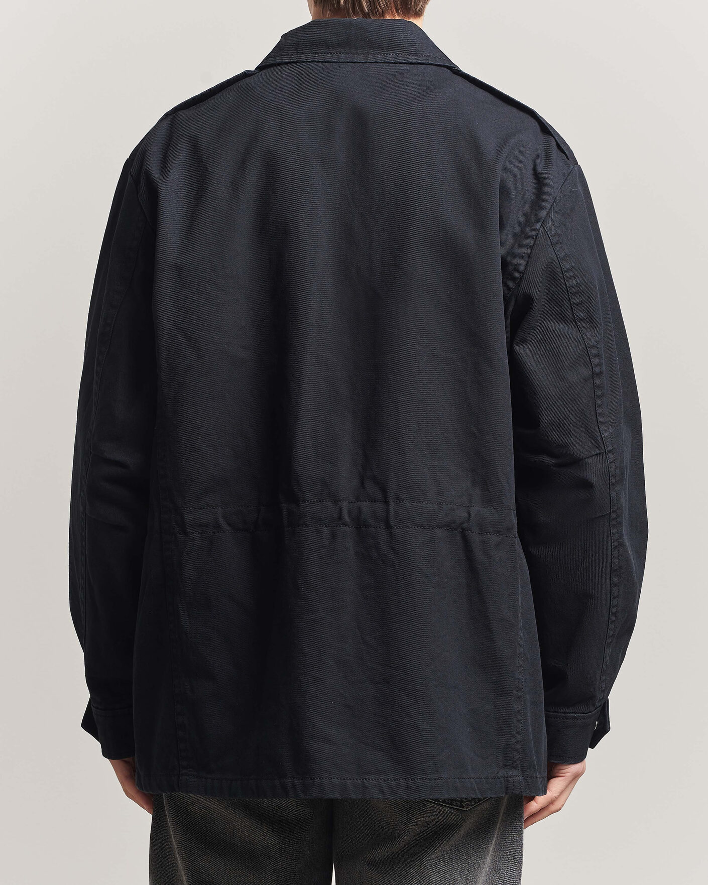 Uomini | Giacche | Filippa K | Cotton Field Jacket Black