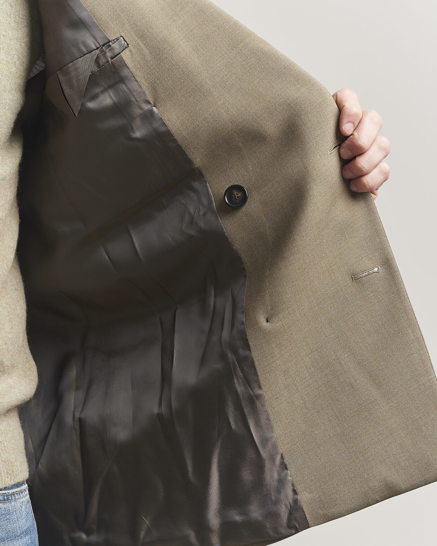 Uomini | Blazers | Filippa K | Michael Wool Double Breasted Blazer Light Driftwood