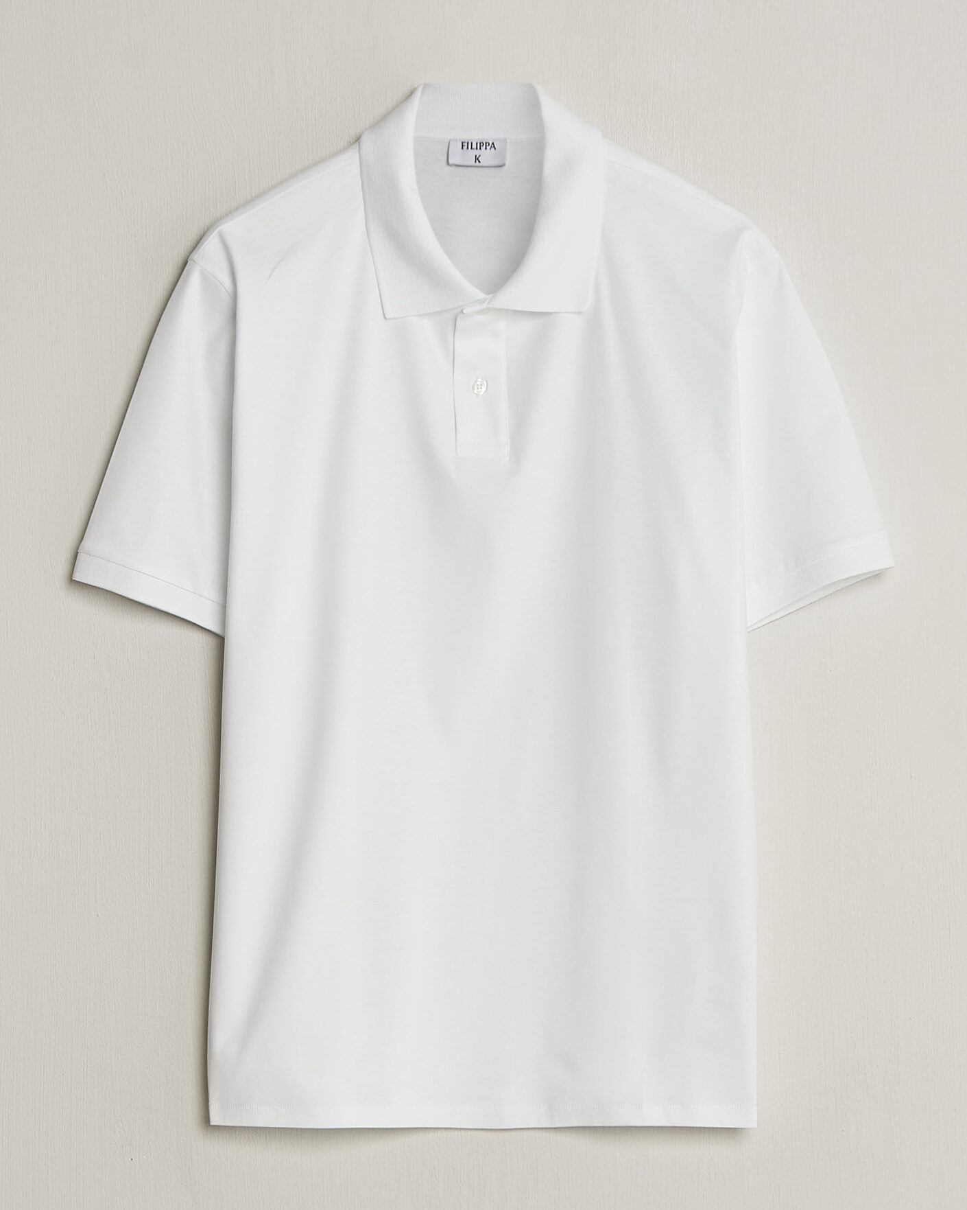 Uomini | Polo | Filippa K | Technical Cotton Polo White