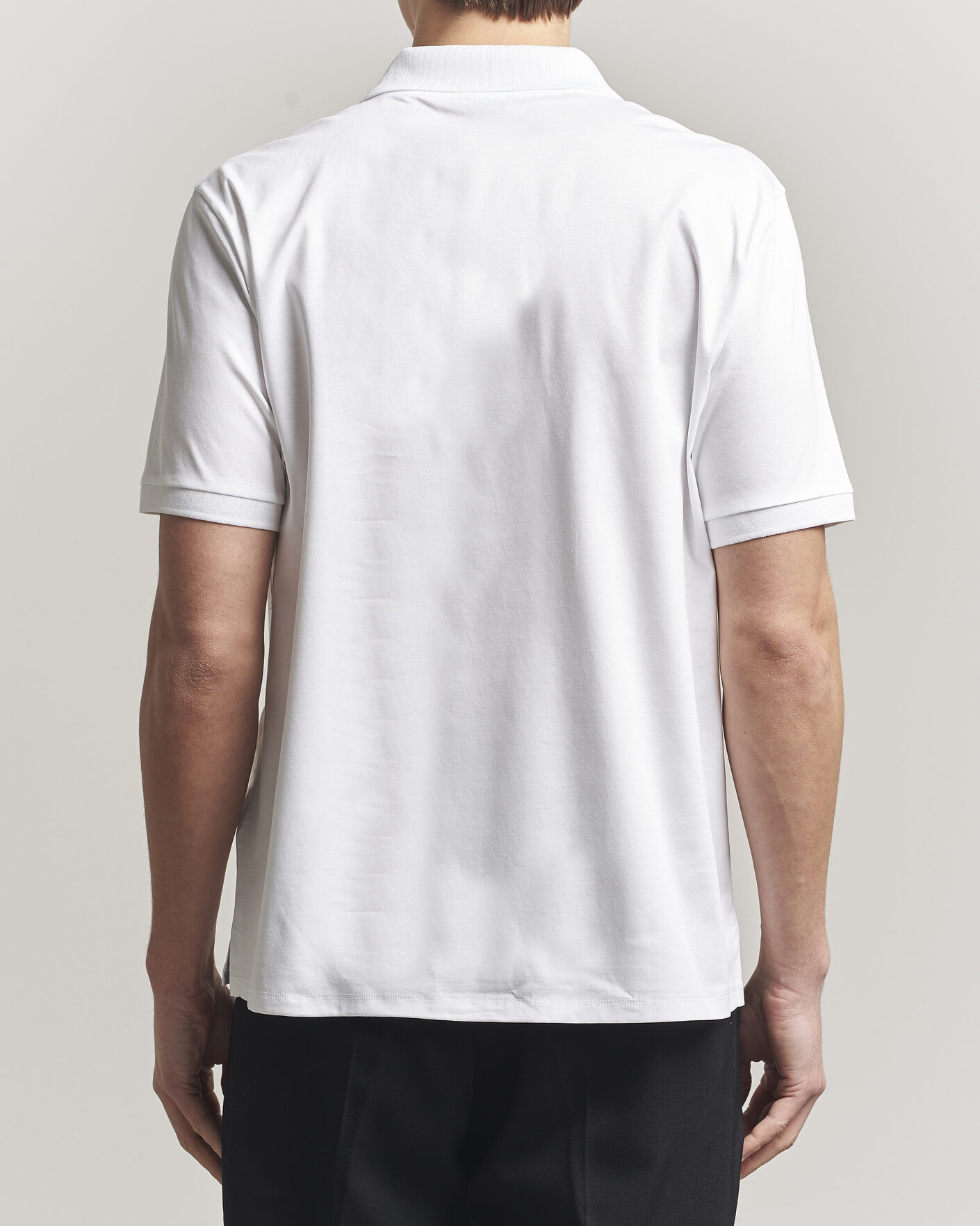 Uomini | Polo | Filippa K | Technical Cotton Polo White
