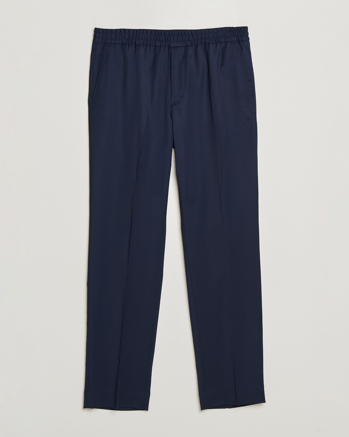 Uomini | Pantaloni | Filippa K | Theo Relaxed Wool Trousers Ink Navy