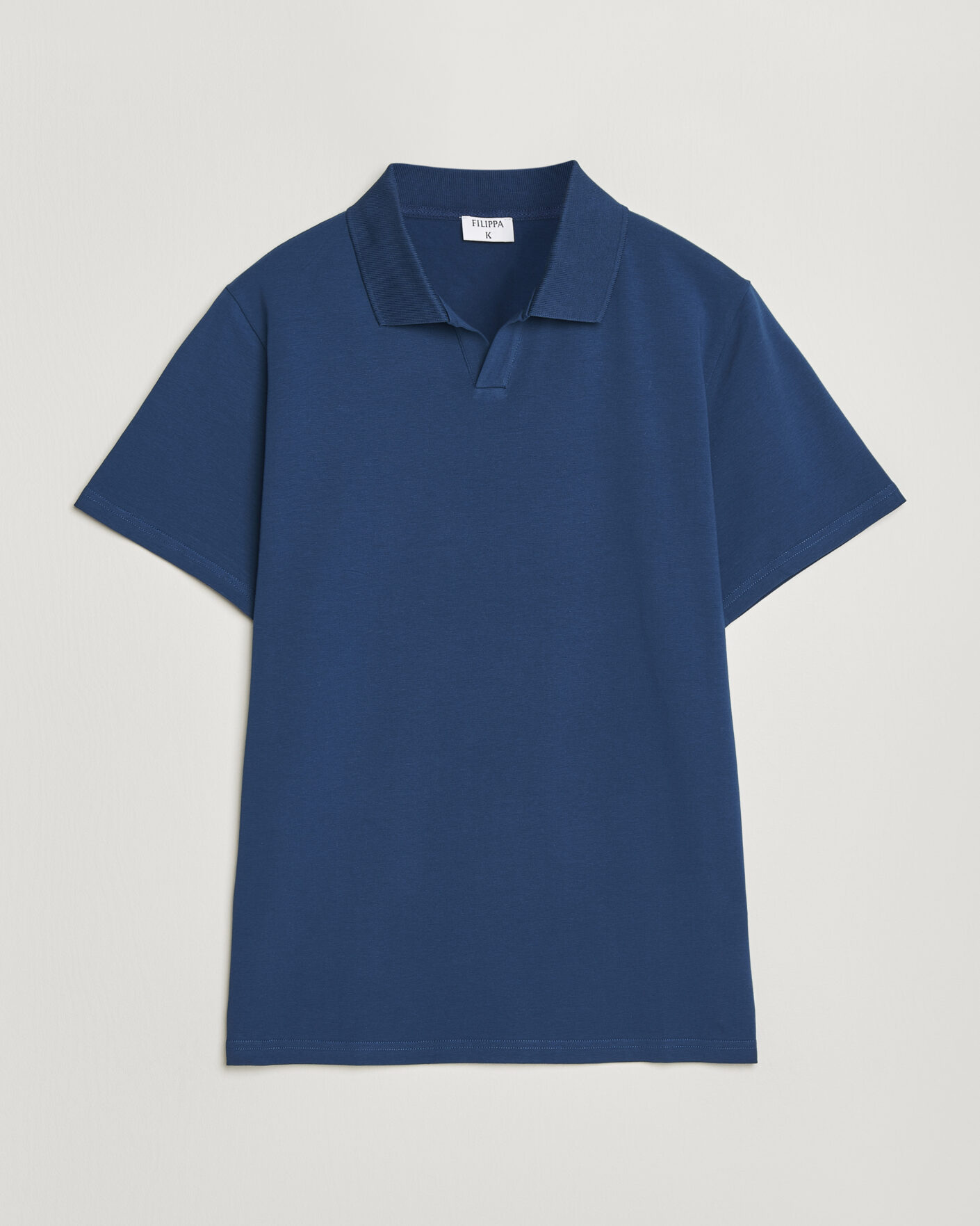 Uomini | Polo | Filippa K | Soft Lycra Polo T-Shirt Night Teal