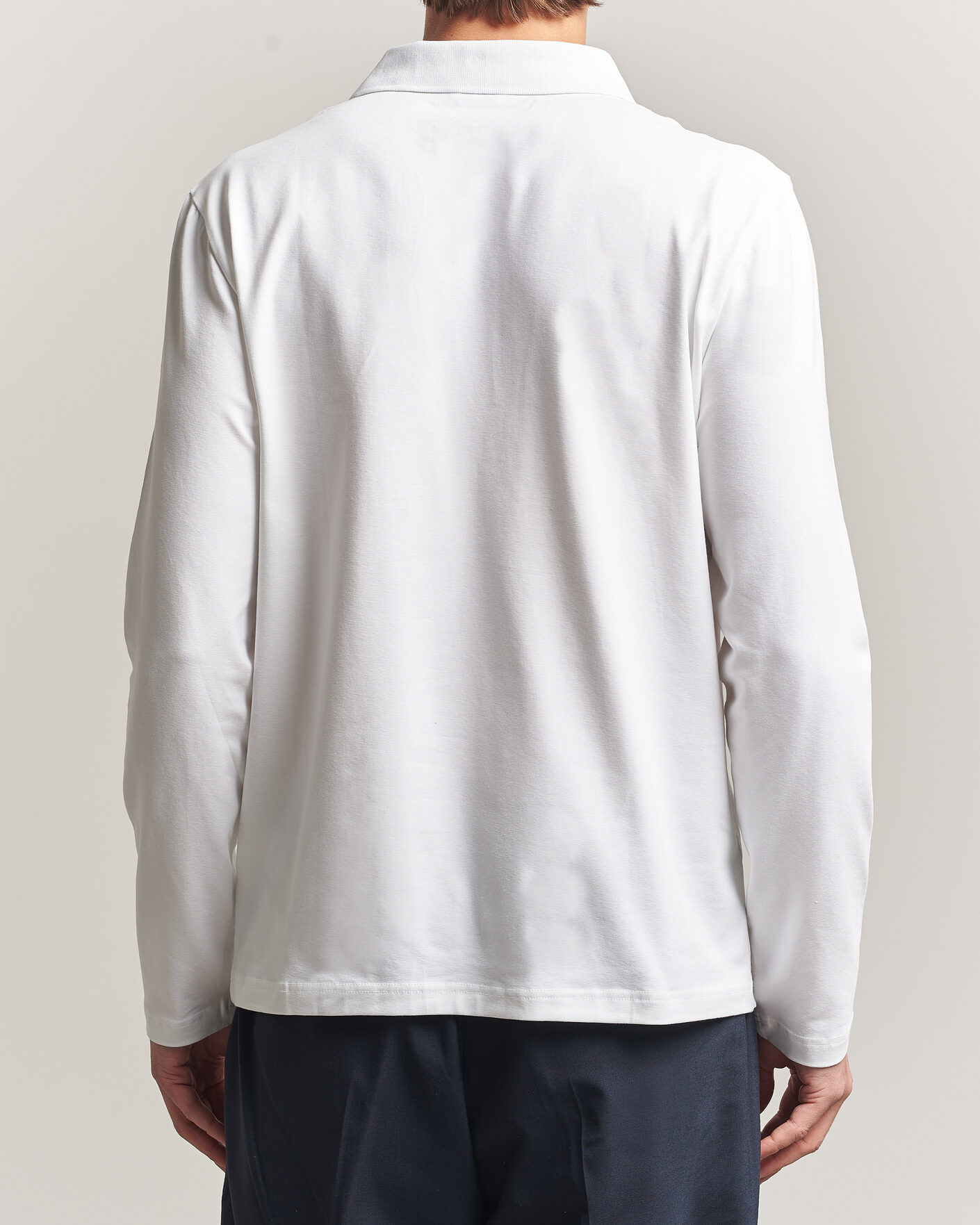 Uomini | Polo | Filippa K | Luke Stretch Polo Shirt White