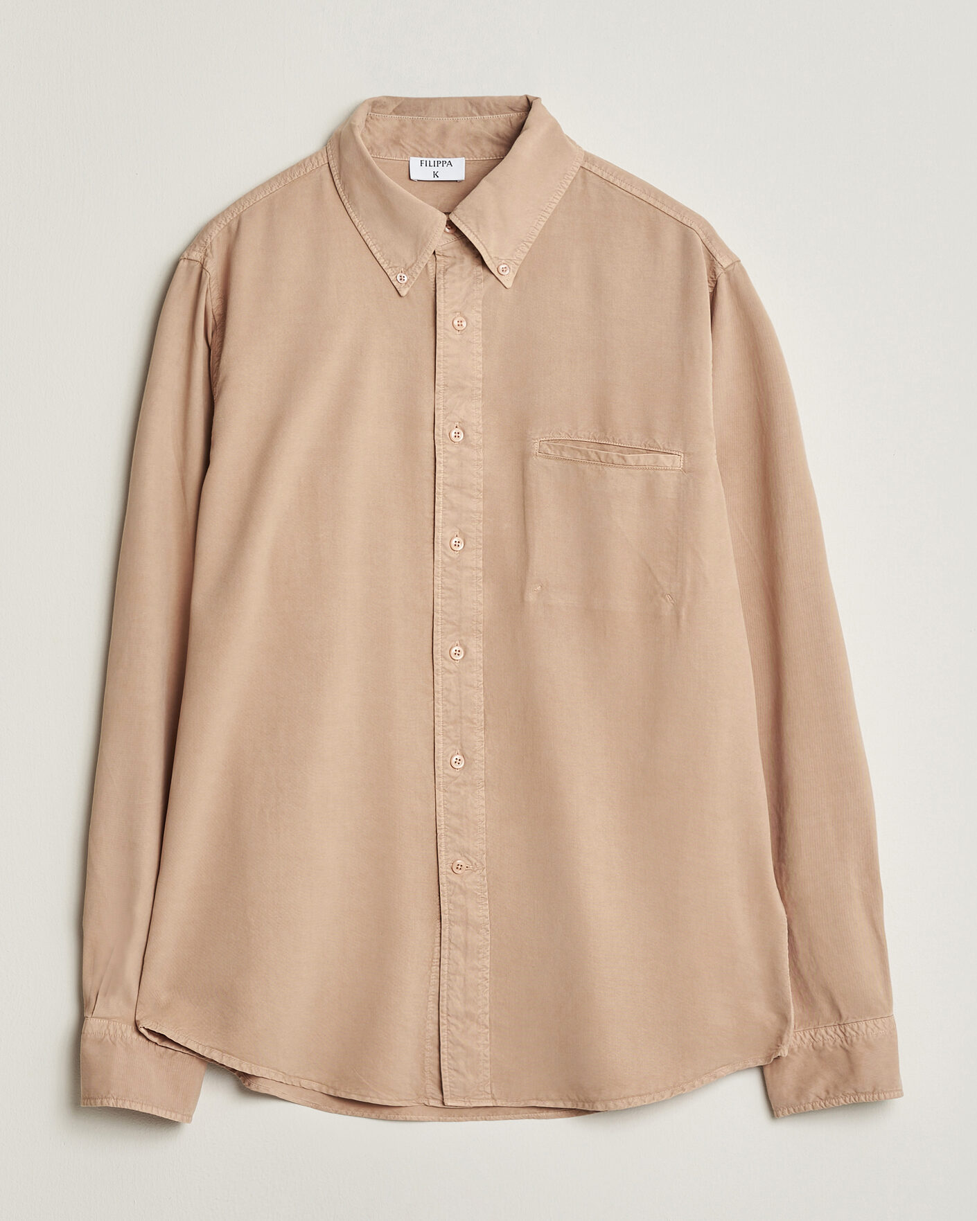 Uomini | Camicie | Filippa K | Zack Lyocell Shirt Beige