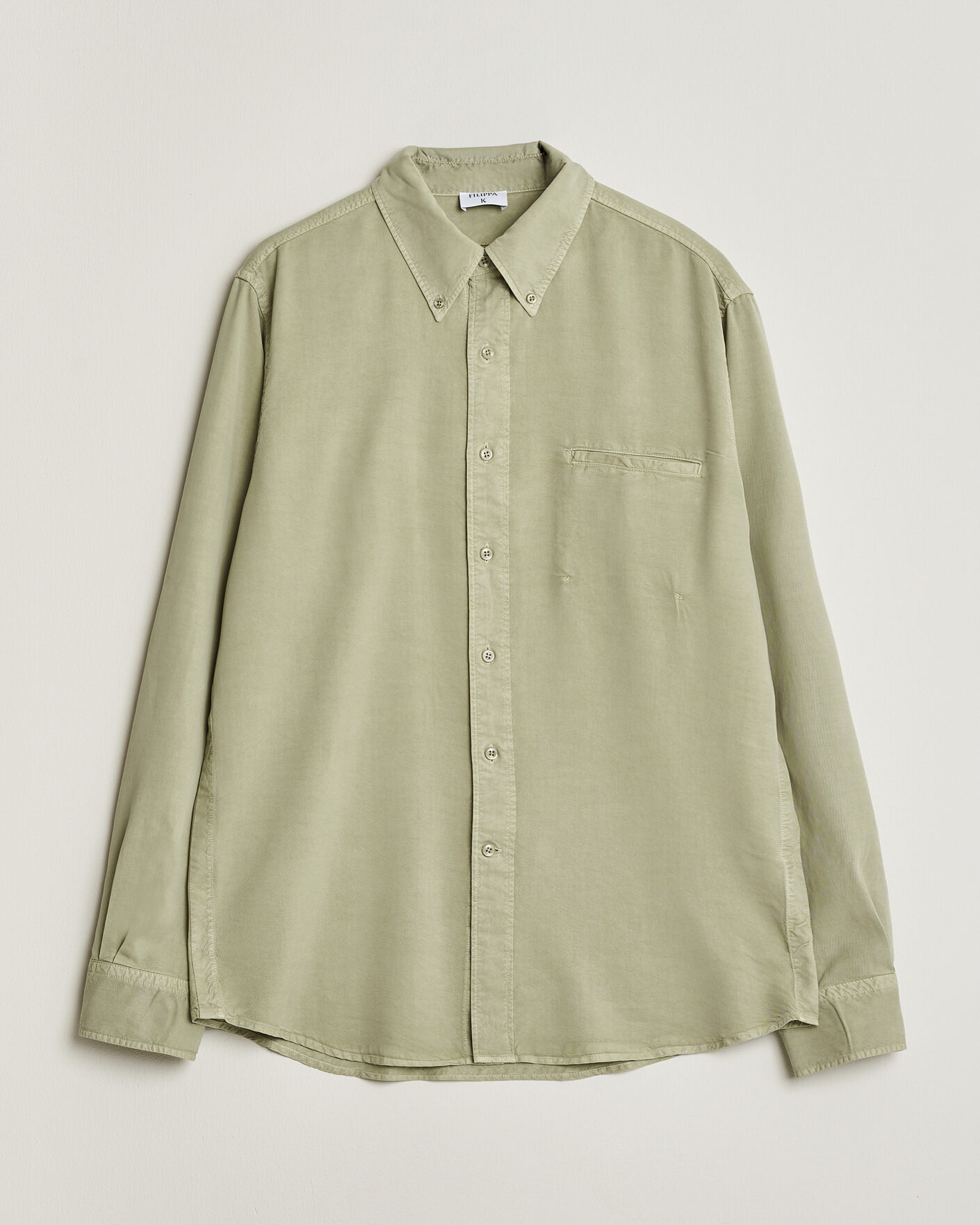 Uomini | Camicie | Filippa K | Zack Lyocell Shirt Light Green