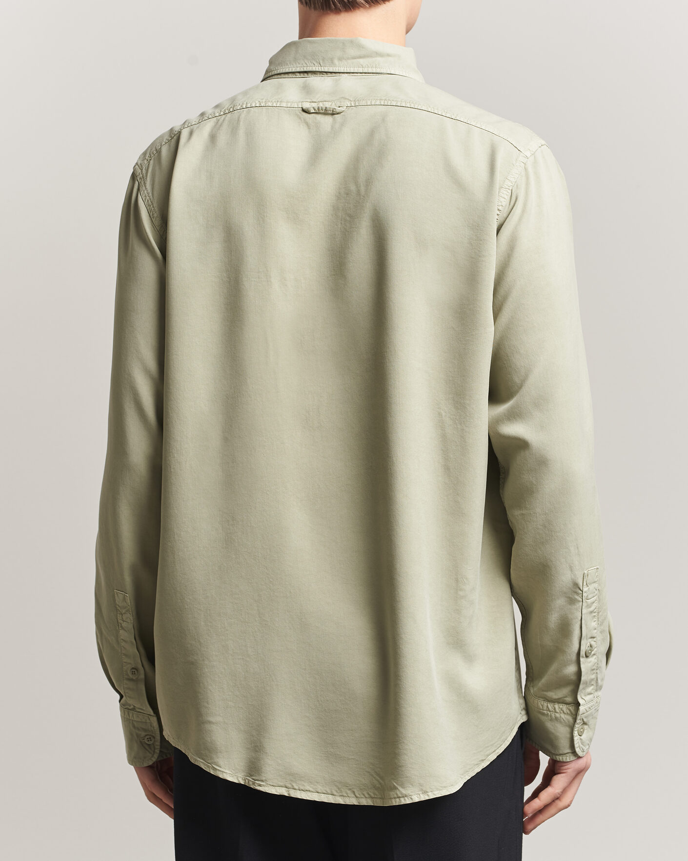 Uomini | Camicie | Filippa K | Zack Lyocell Shirt Light Green